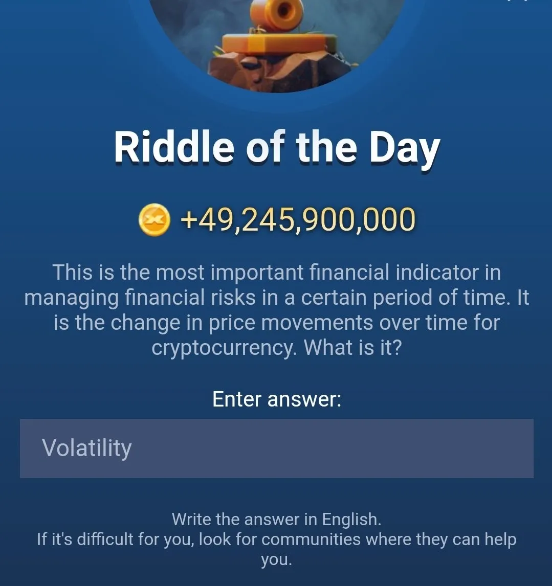 Jawaban X Empire Riddle 1 September Apa Itu Volatilitas