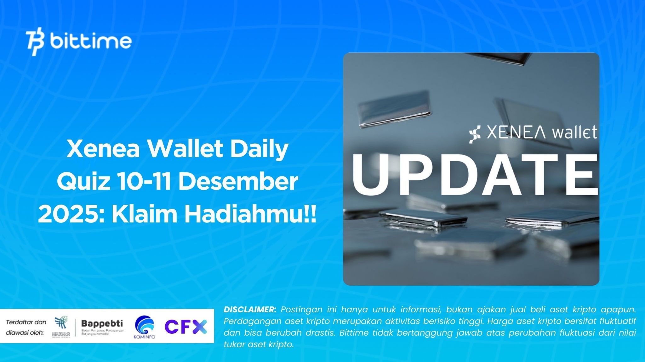 Xenea Wallet Daily Quiz December 10-11, 2025: Claim Your Reward!!