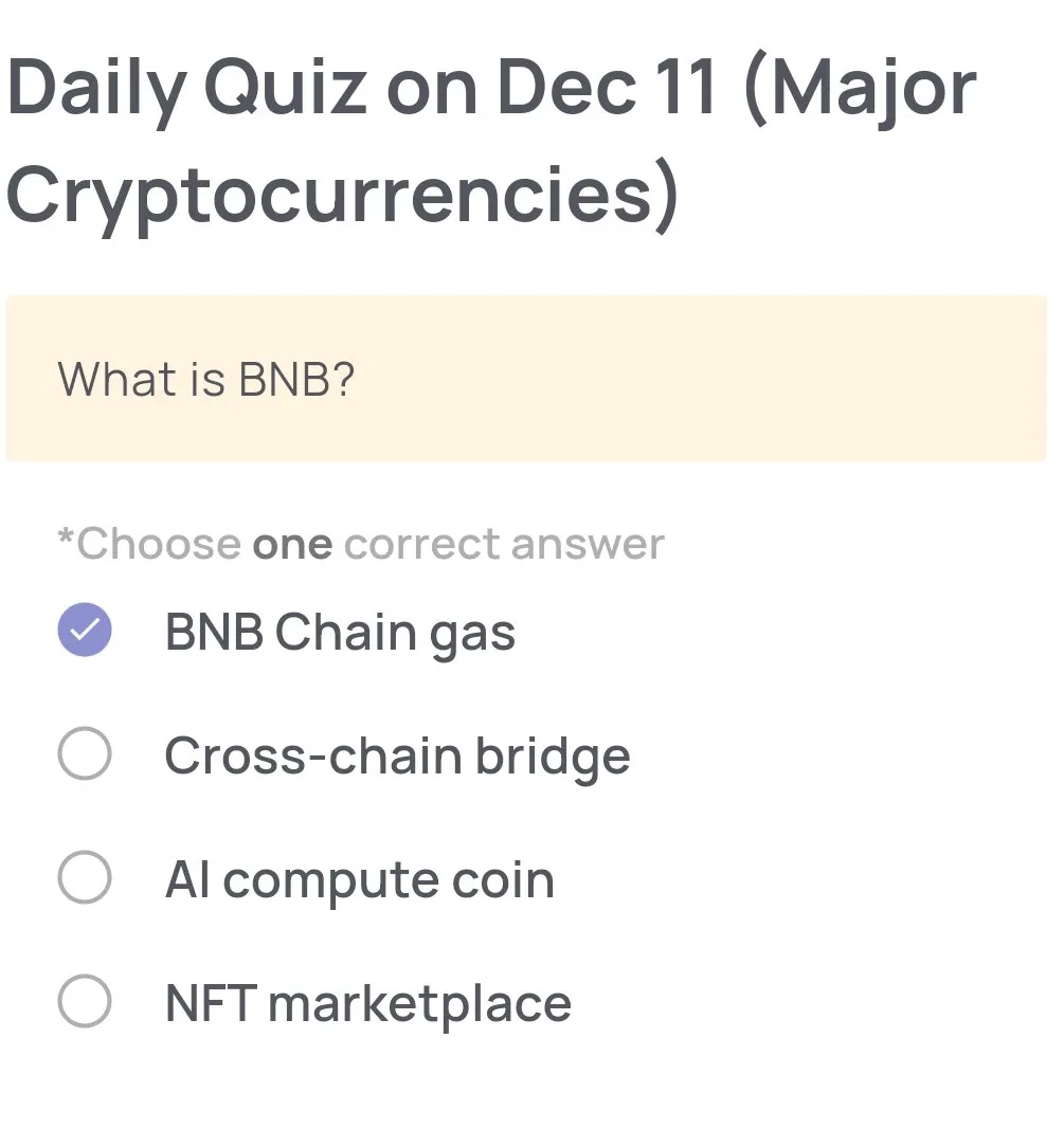 Xenea Wallet Daily Quiz 11 Desember 2025