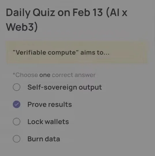 Xenea Wallet Daily Quiz 13 Februari 2026
