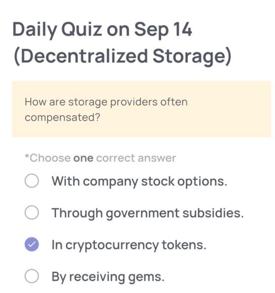 Xenea Wallet Daily Quiz 14 - 15 September 2025.