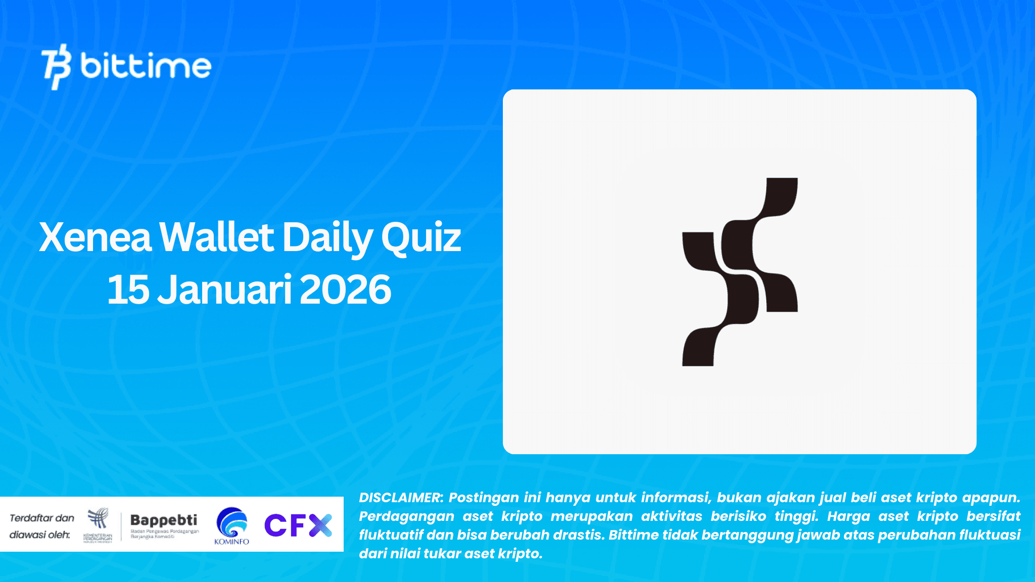 Xenea Wallet Daily Quiz 15 Januari 2026