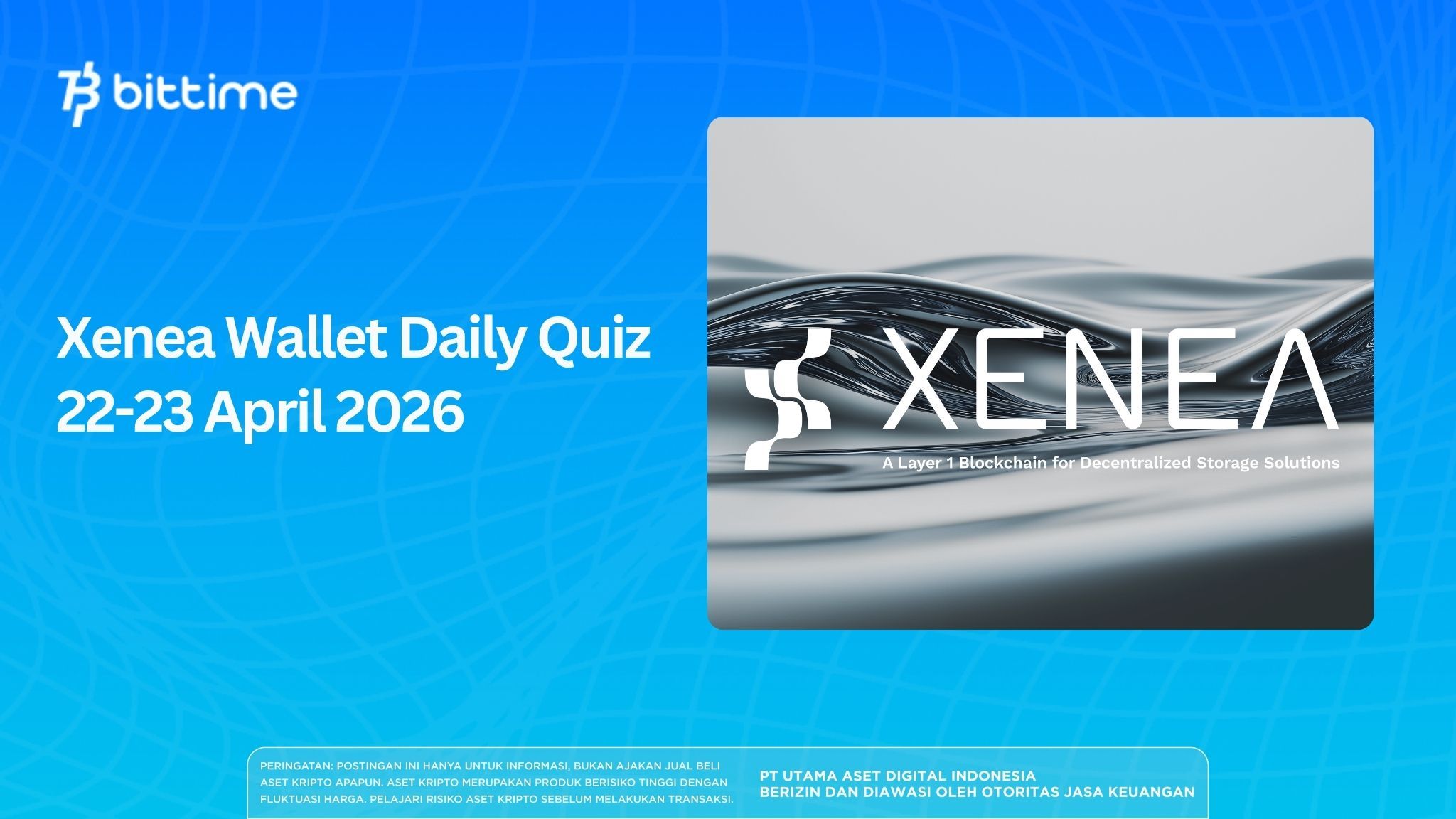 Xenea Wallet Daily Quiz April 22–23, 2026