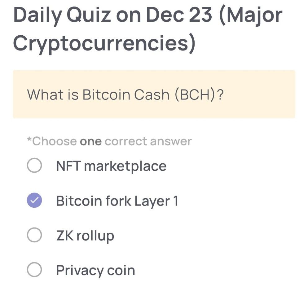 Xenea Wallet Daily Quiz 23-24 Desember 2025.