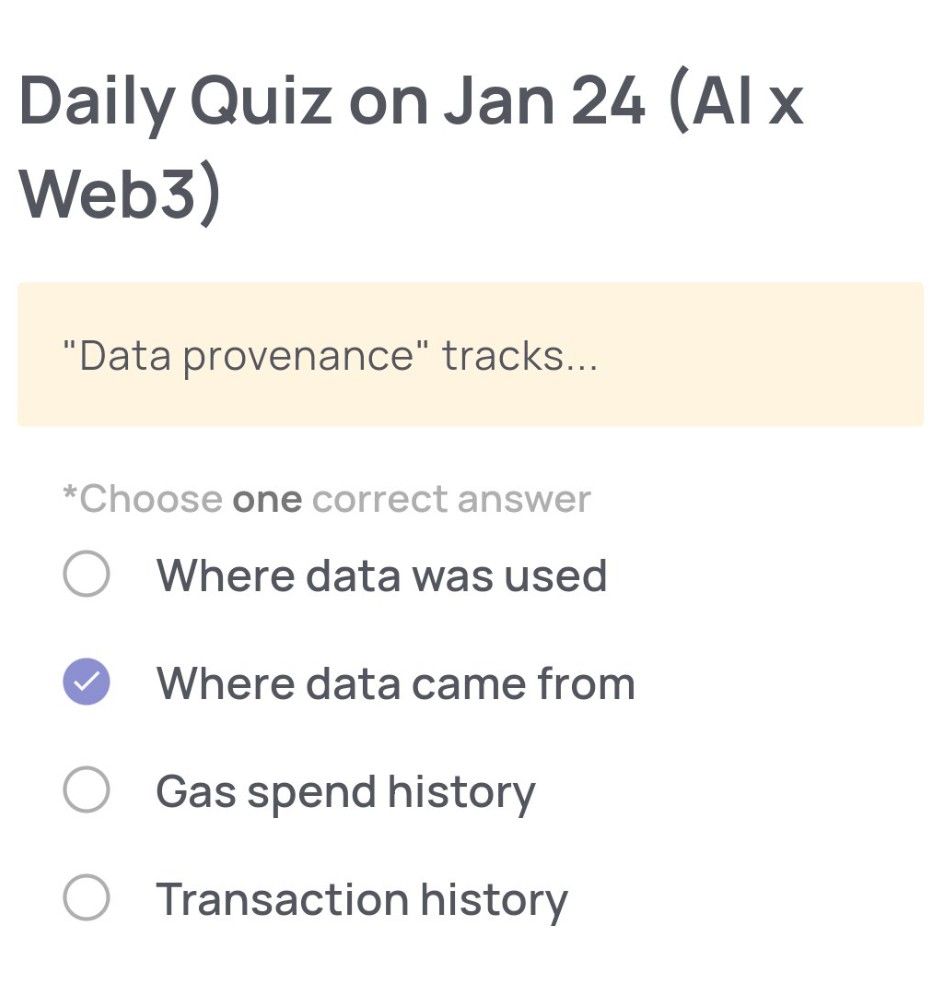 Xenea Wallet Daily Quiz 24-25 Januari 2026.