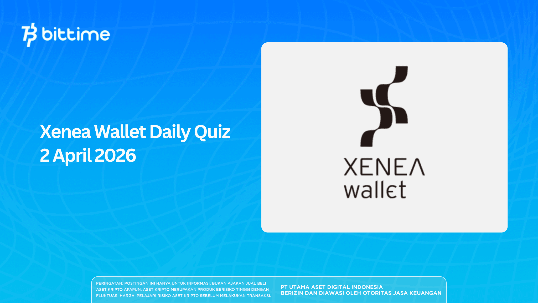 Xenea Wallet Daily Quiz April, 2 2026