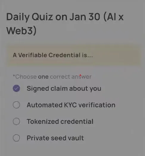 Xenea Wallet Daily Quiz January 30, 2026.webp