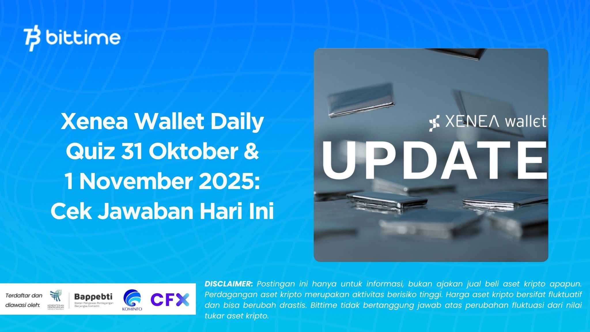 Xenea Wallet Daily Quiz October 31 & November 1, 2025: Check Today's Answers