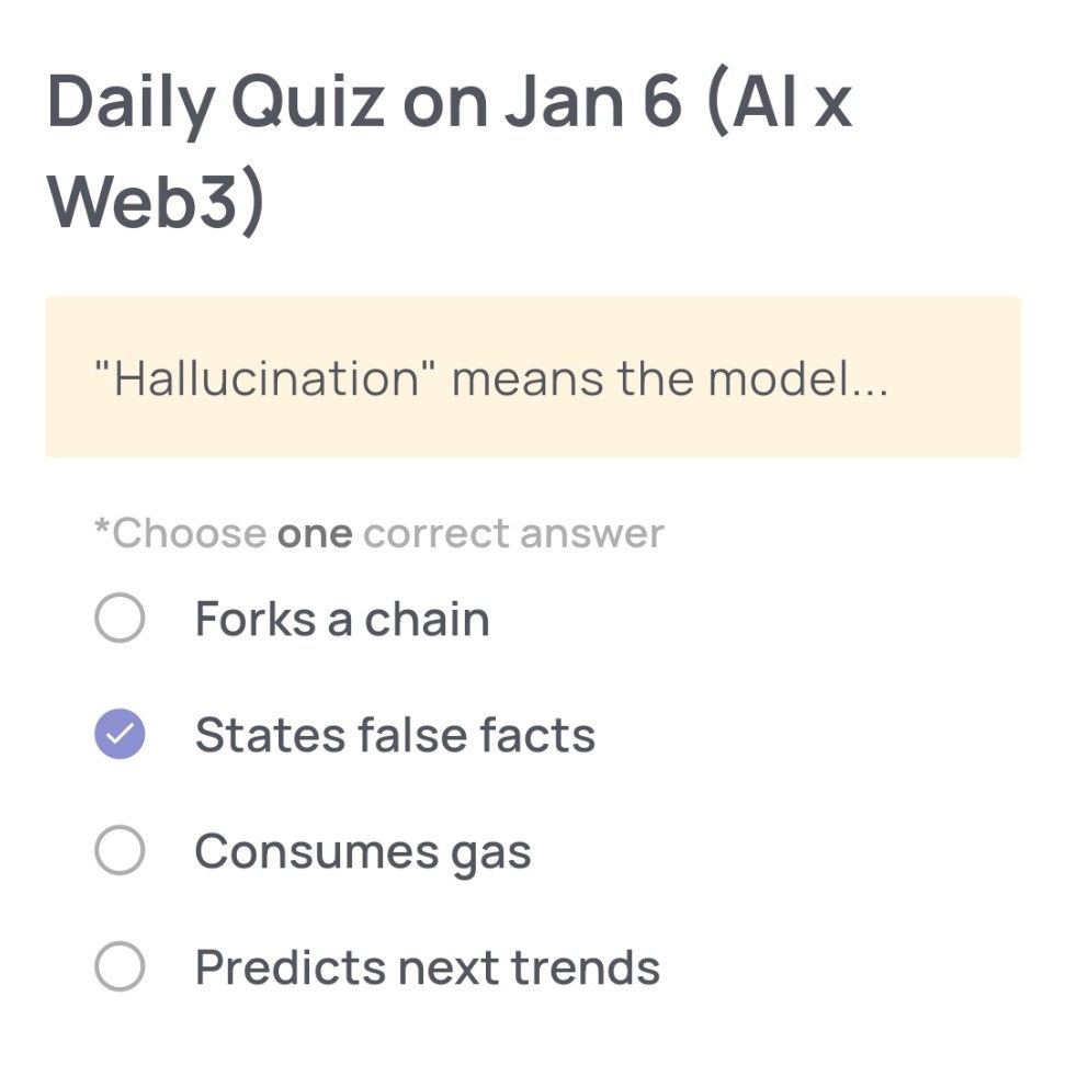 Xenea Wallet Daily Quiz 6-7 Januari 2026.