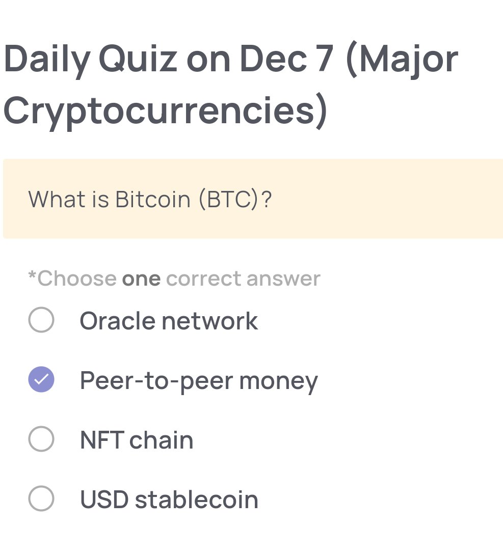 Xenea Wallet Daily Quiz 7-8 Desember 2025