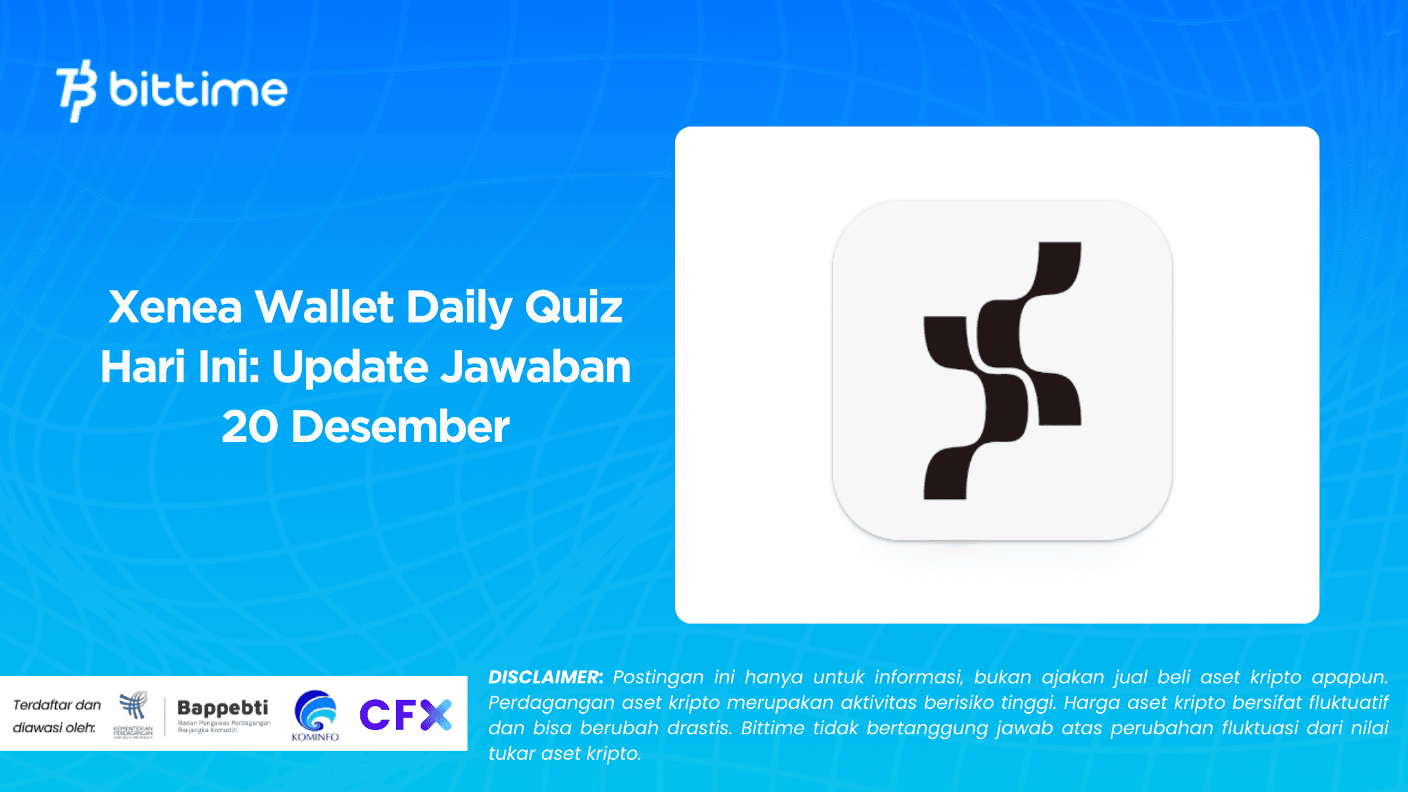 Xenea Wallet Daily Quiz Today: Answers Updated December 20th