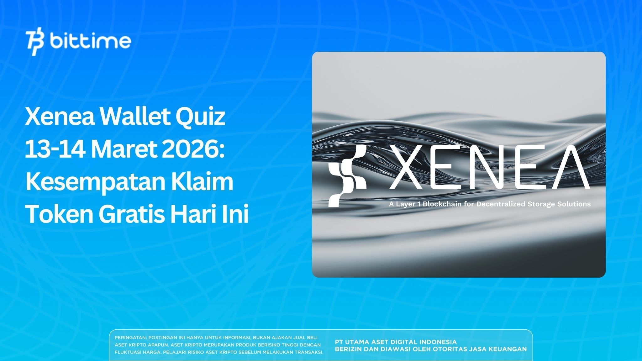 Xenea Wallet Quiz March 13–14, 2026: Opportunity to Claim Free Tokens Today