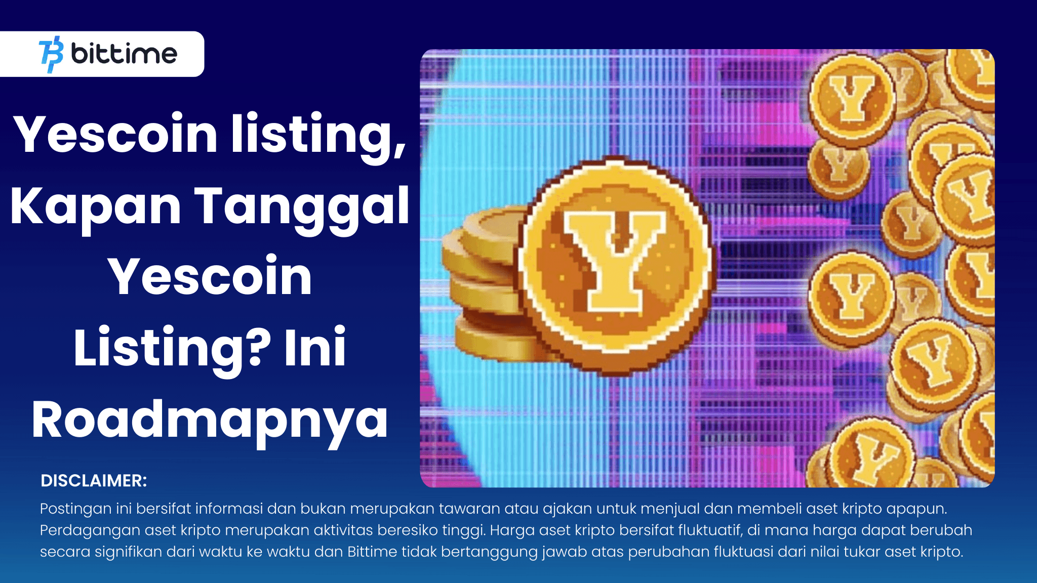 Yescoin Listing, Kapan Tanggal Yescoin Listing? Ini Roadmapnya