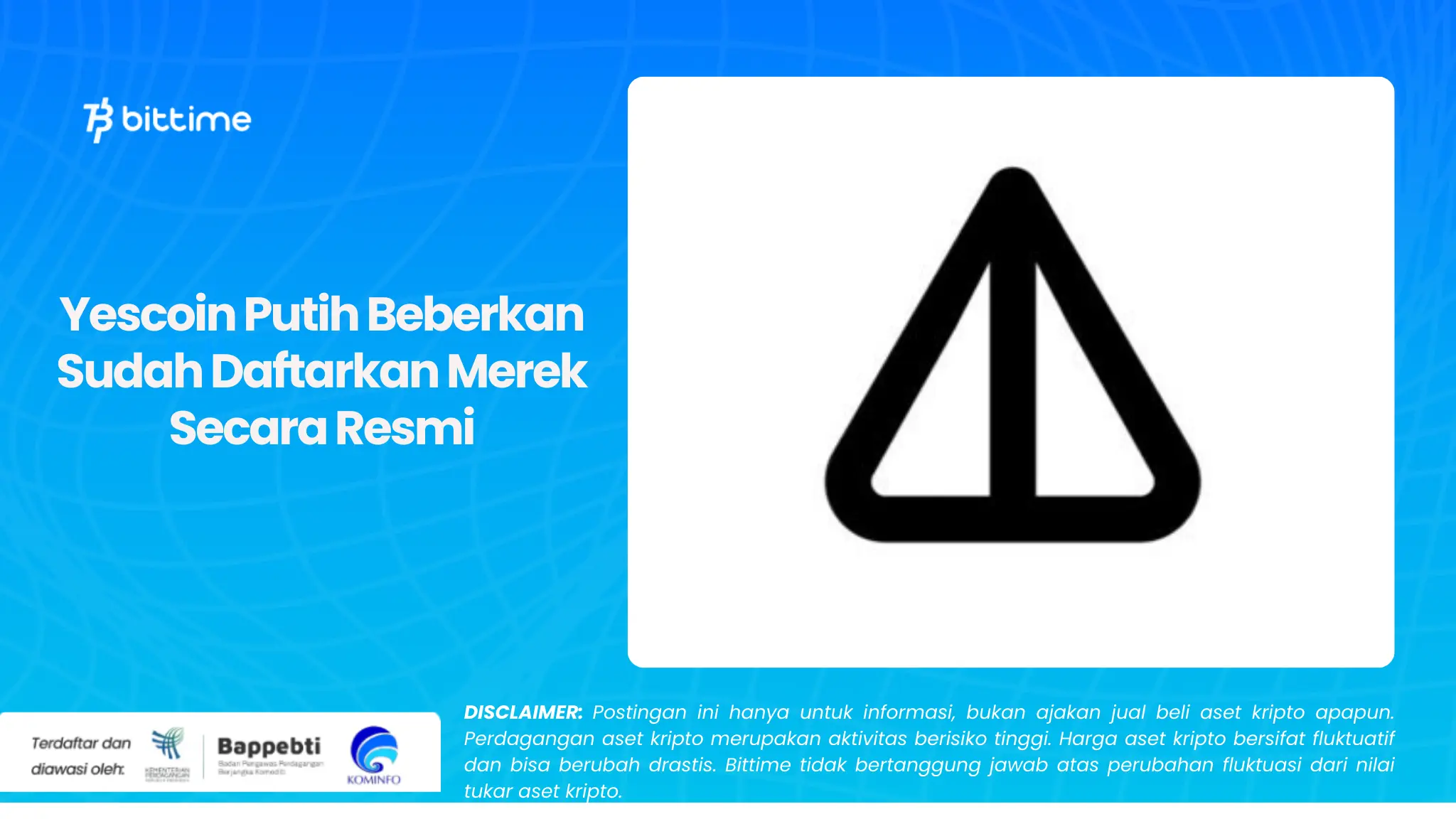Yescoin Putih Beberkan Sudah Daftarkan Merek Secara Resmi