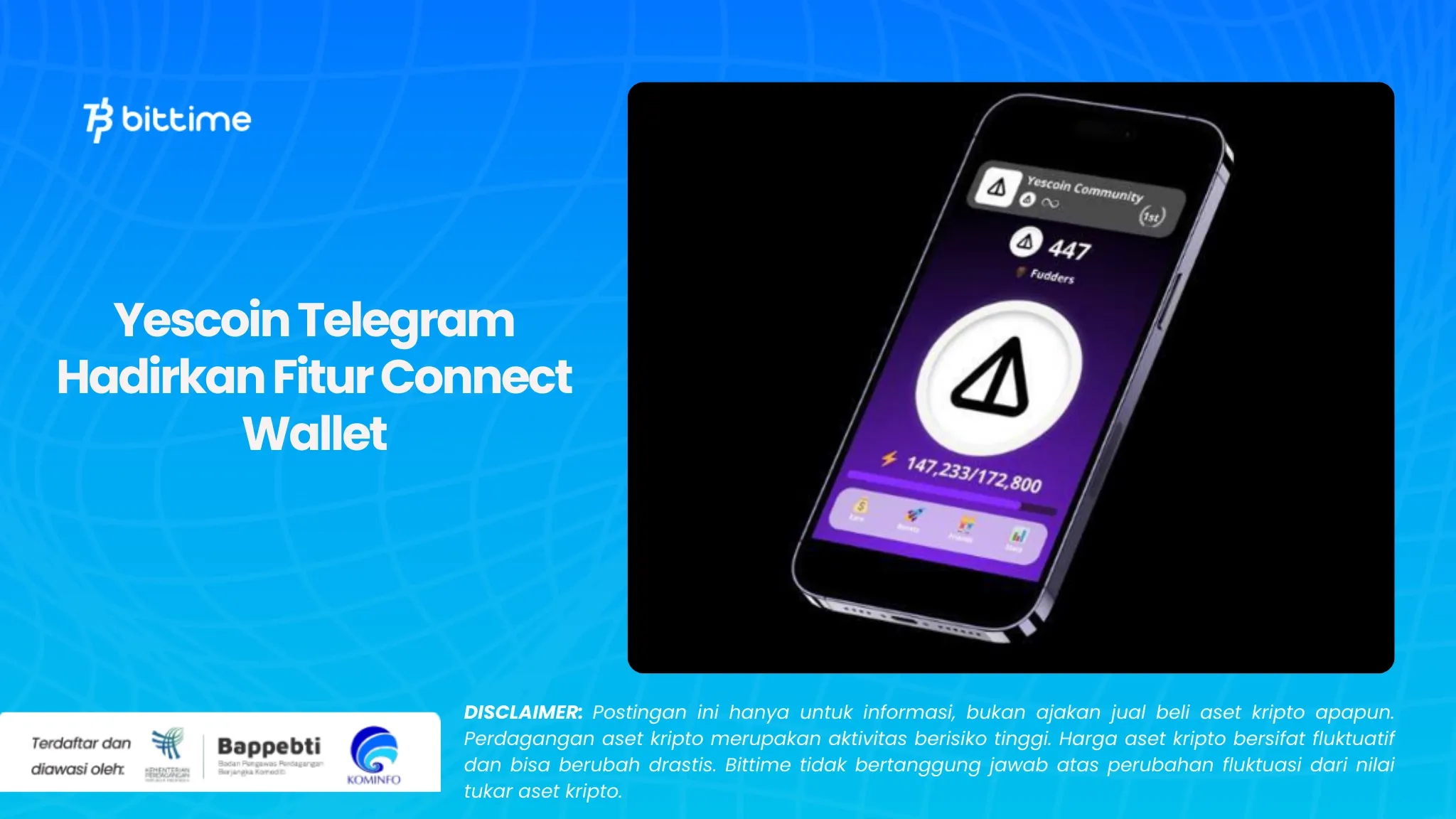 Yescoin Telegram Hadirkan Fitur Connect Wallet