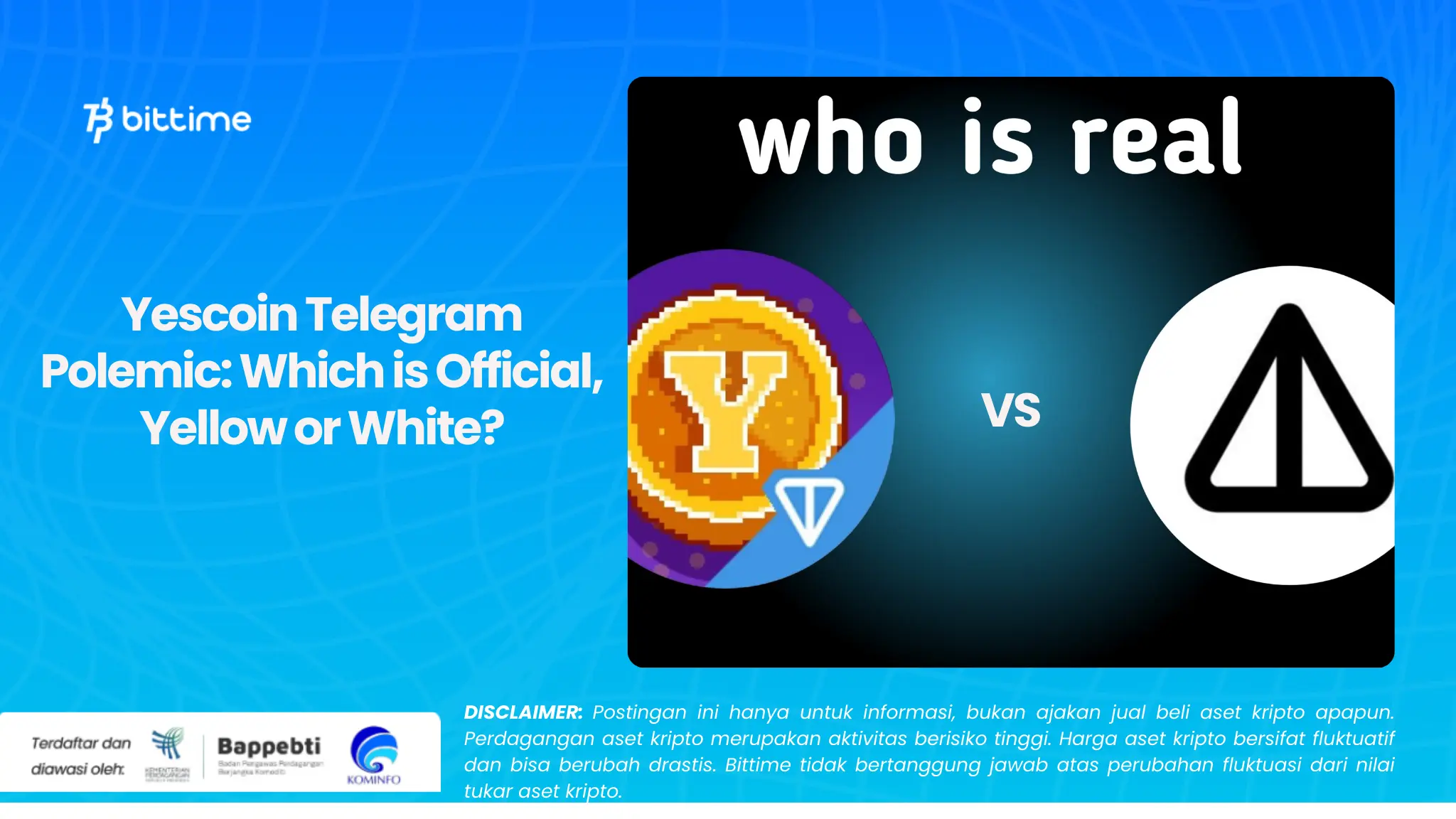 Yescoin Telegram Polemic Which is Official, Yellow or White.webp