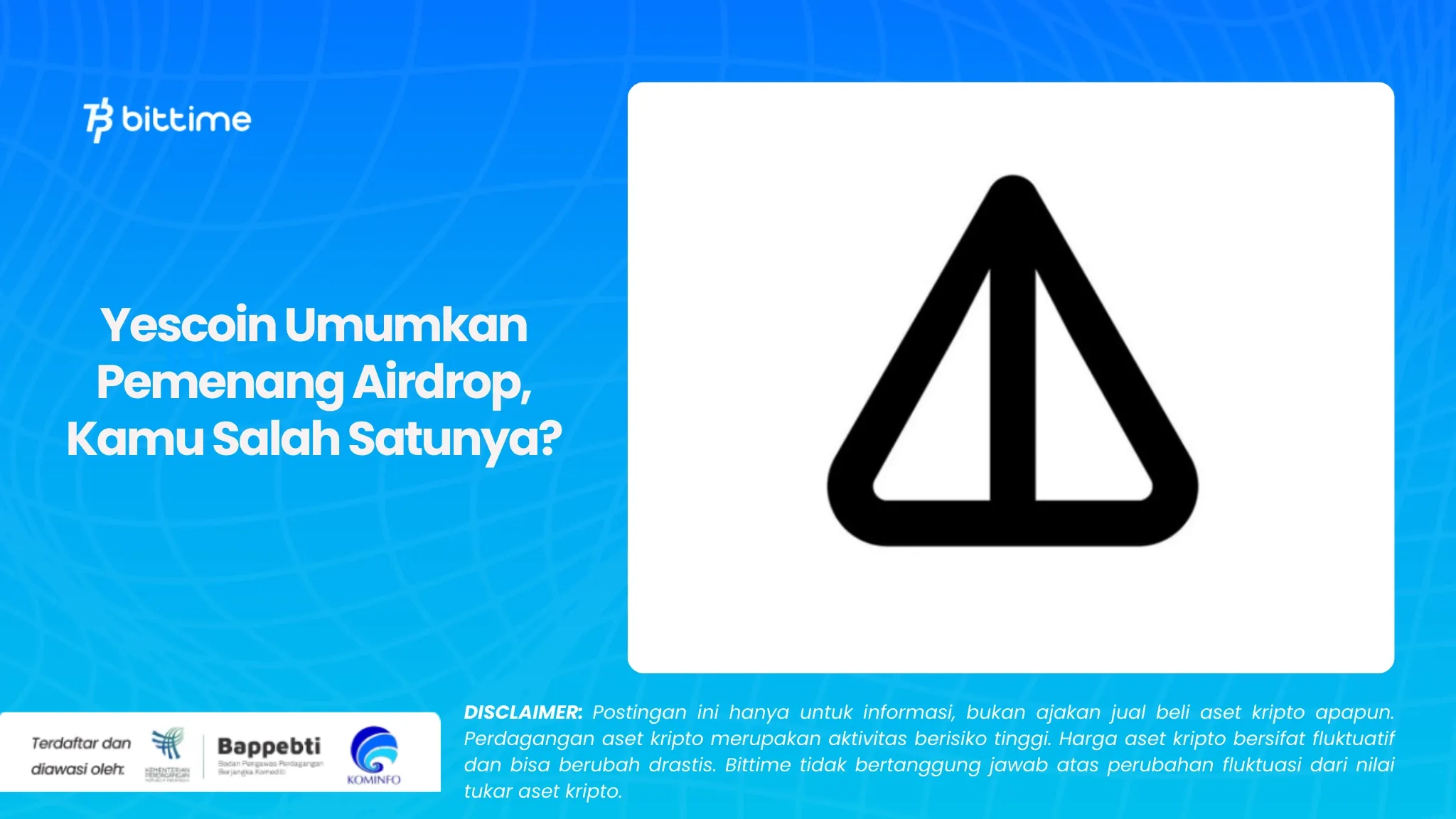 Yescoin Umumkan Pemenang Airdrop, Kamu Salah Satunya?