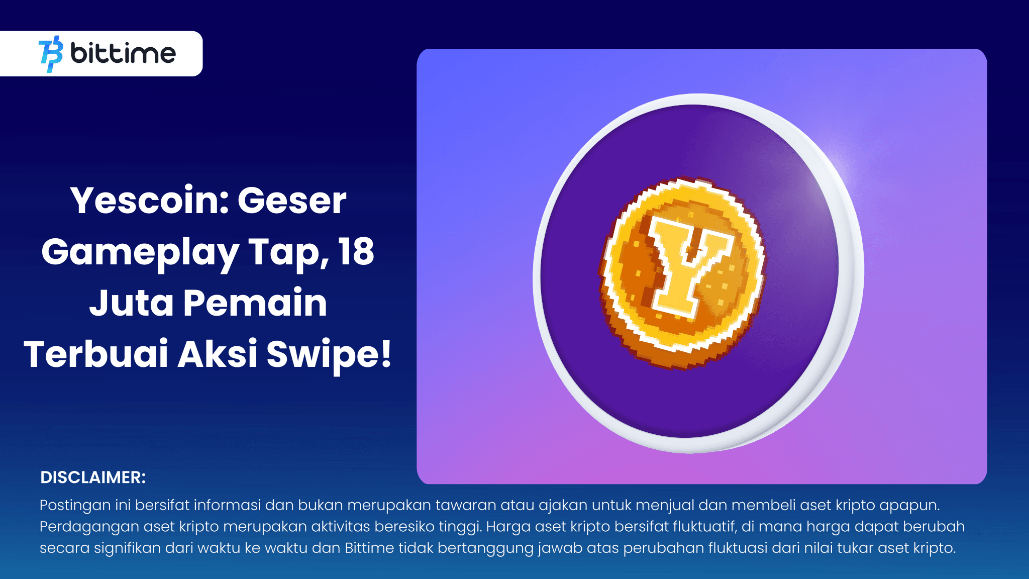 Yescoin: Geser Gameplay Tap, 18 Juta Pemain Terbuai Aksi Swipe!