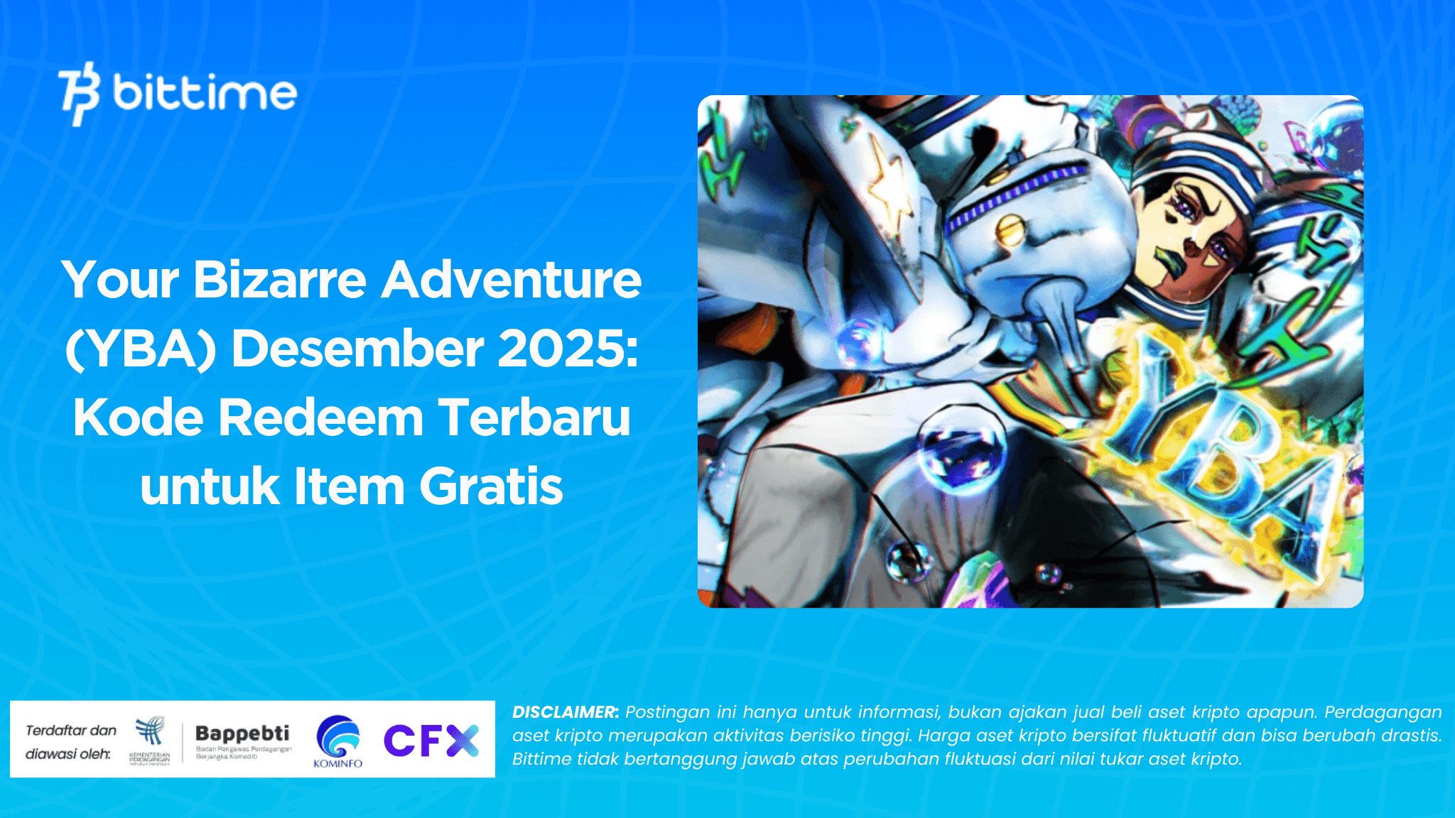 Your Bizarre Adventure (YBA) December 2025: Latest Redeem Codes for Free Items