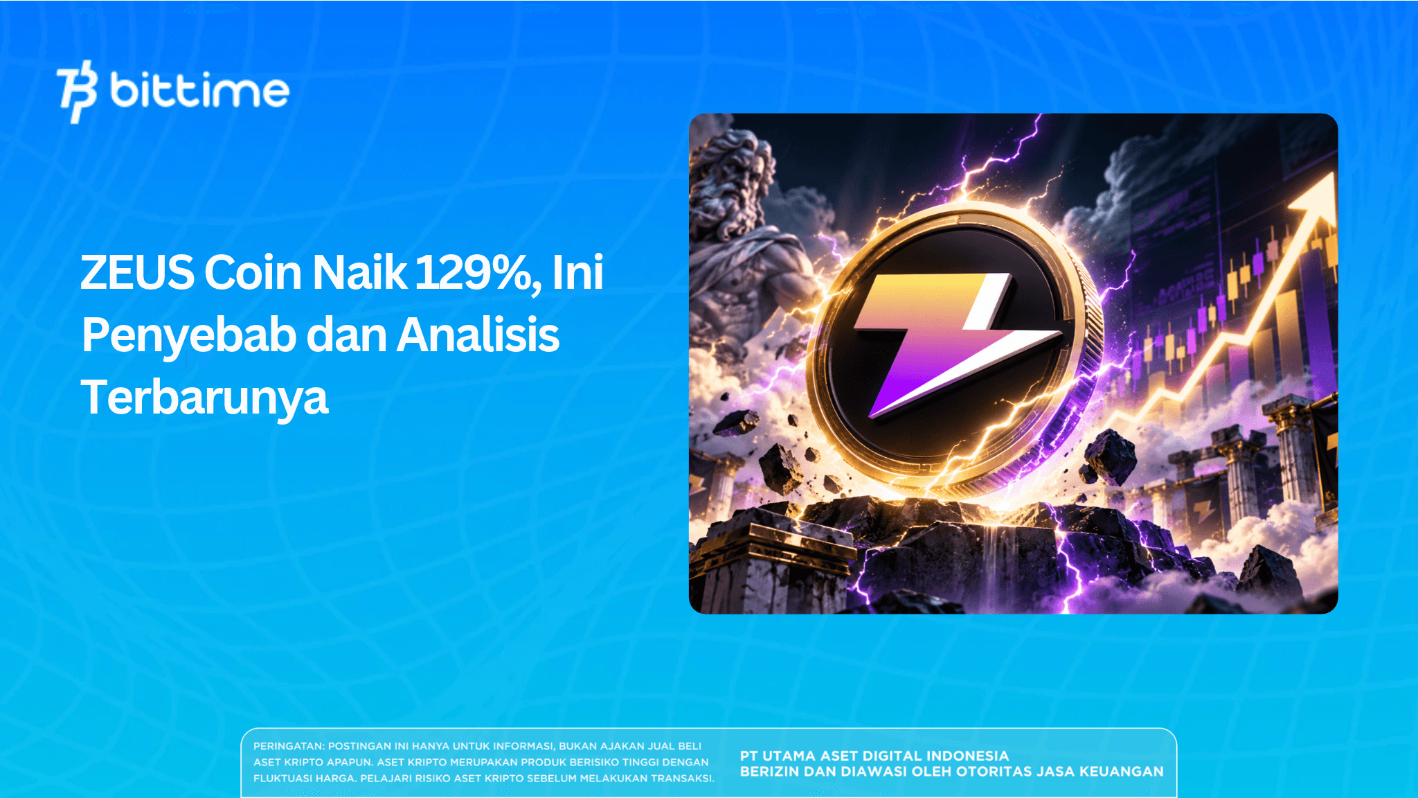ZEUS Coin Naik 129%, Ini Penyebab dan Analisis Terbarunya