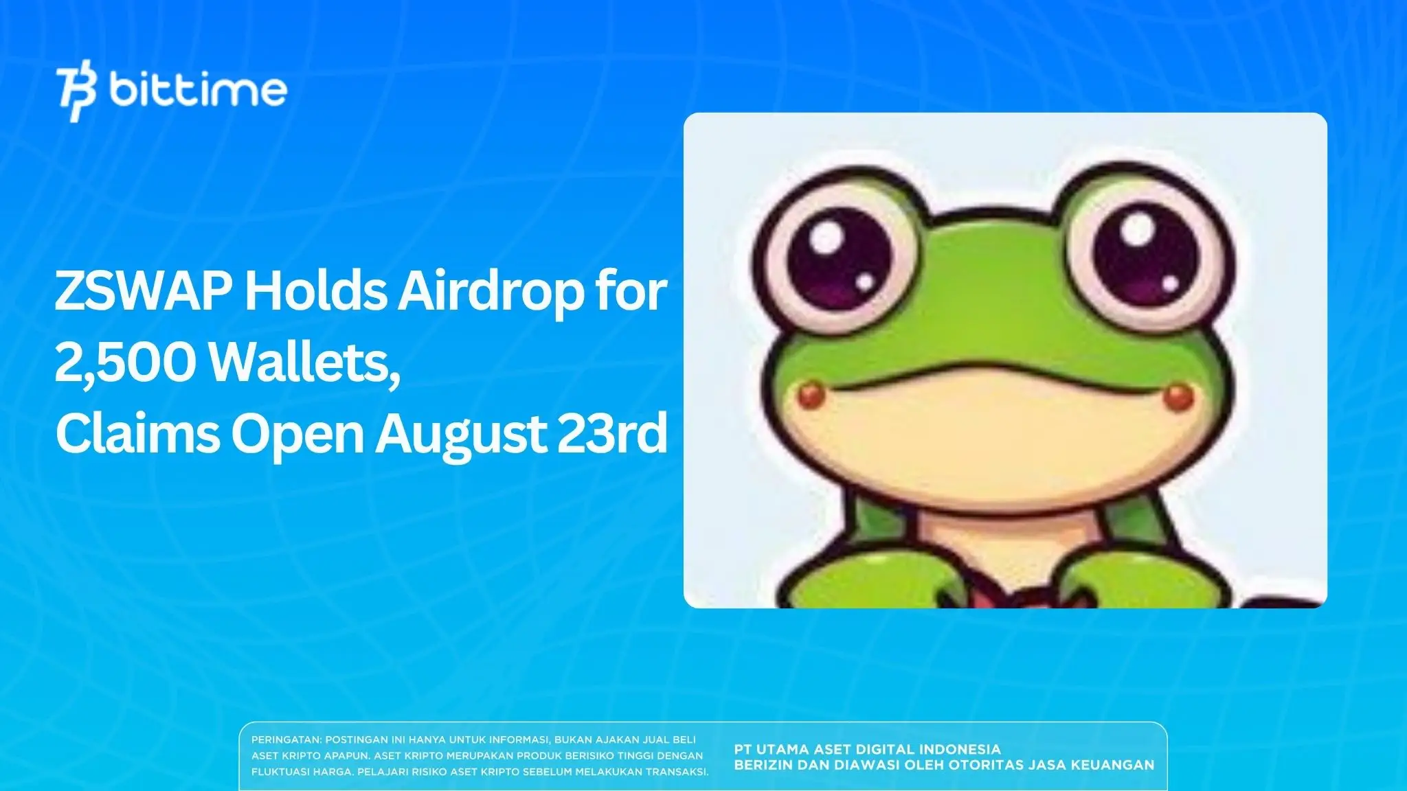 ZSWAP Holds Airdrop for 2,500 Wallets, Claims August 23rd