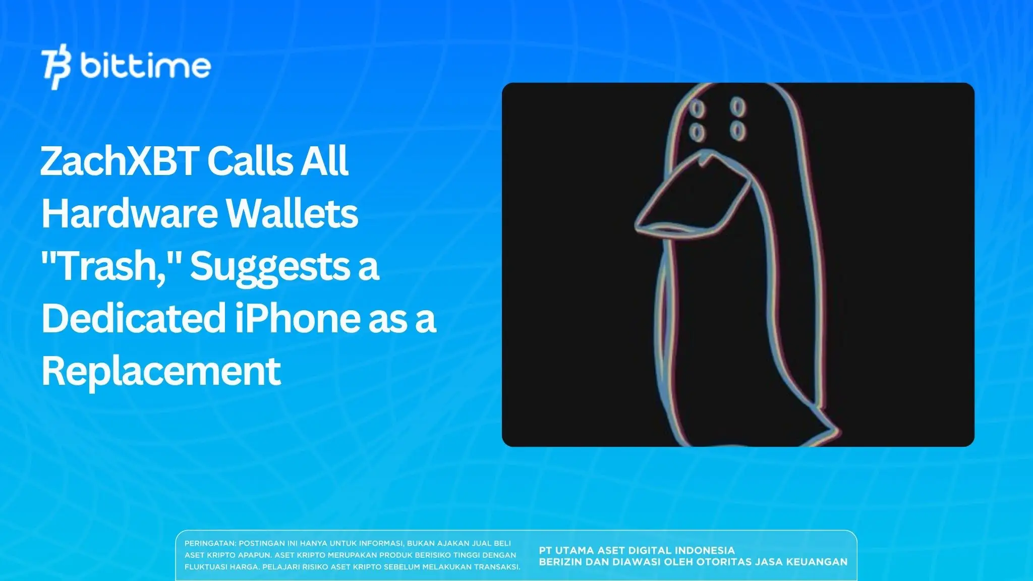 ZachXBT Calls All Hardware Wallets "Trash," Suggests a Dedicated iPhone as a Replacement
