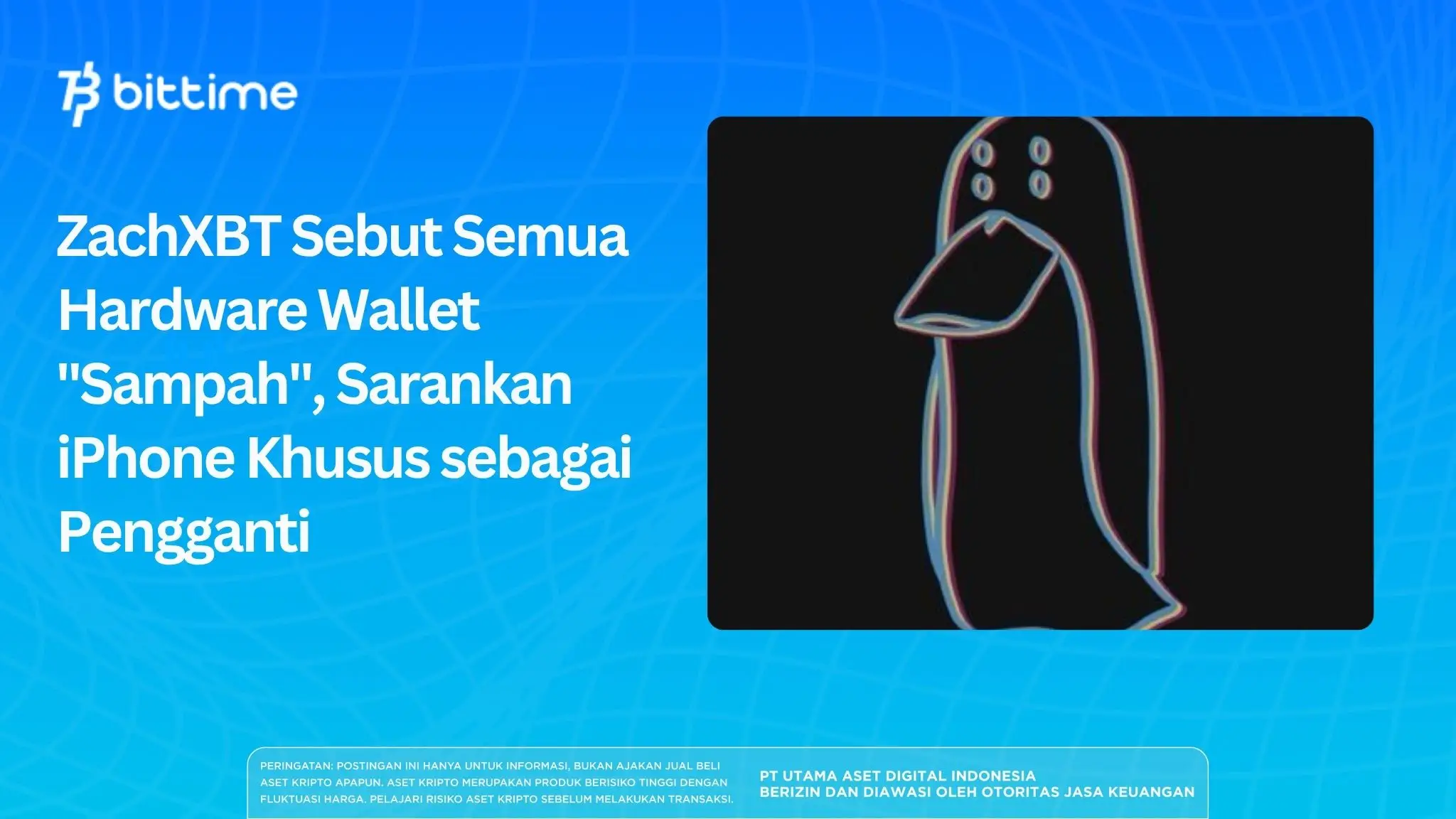 ZachXBT Sebut Semua Hardware Wallet "Sampah", Sarankan iPhone Khusus sebagai Pengganti