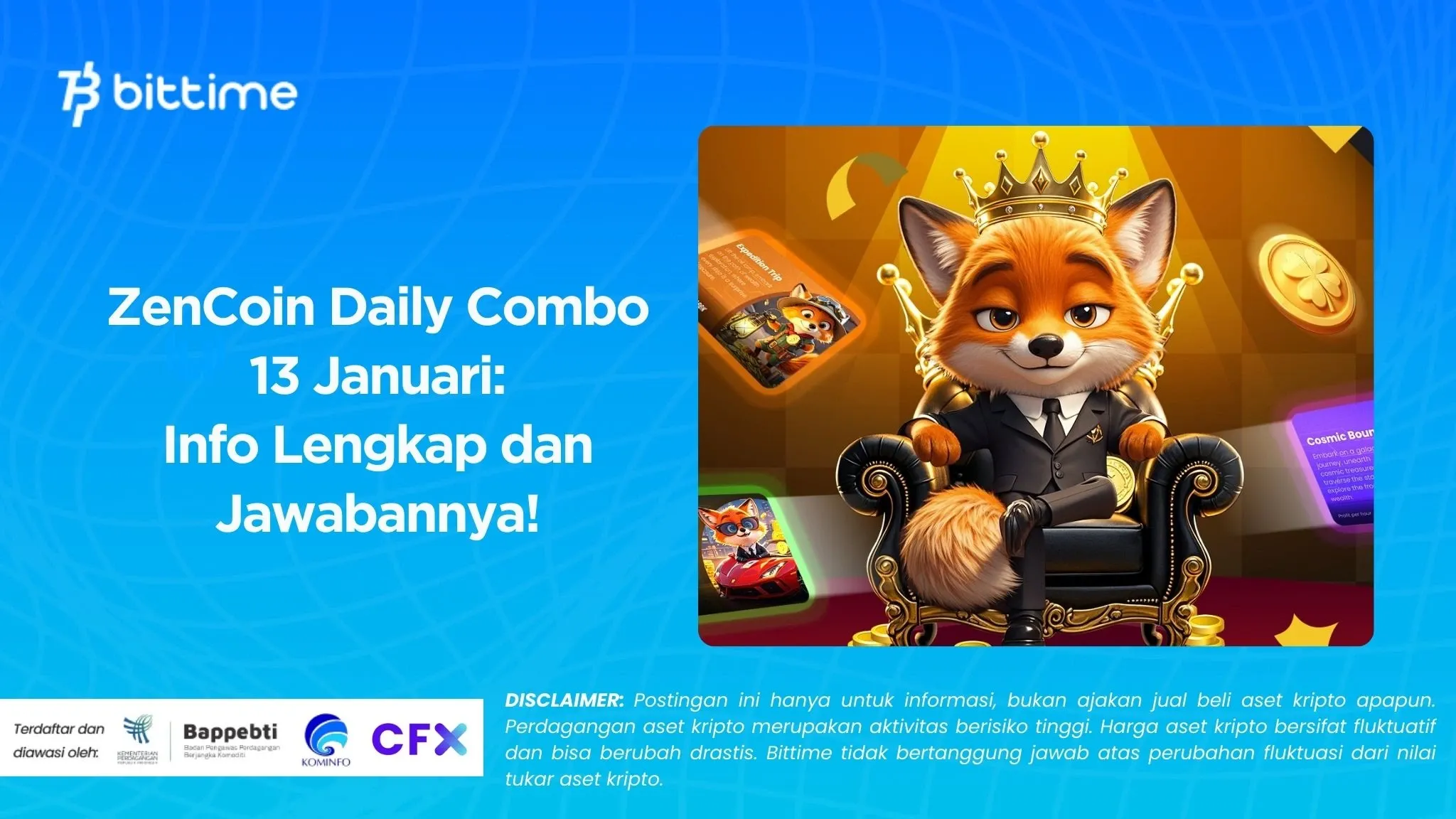 ZenCoin Daily Combo 13 Januari: Info Lengkap dan Jawabannya!