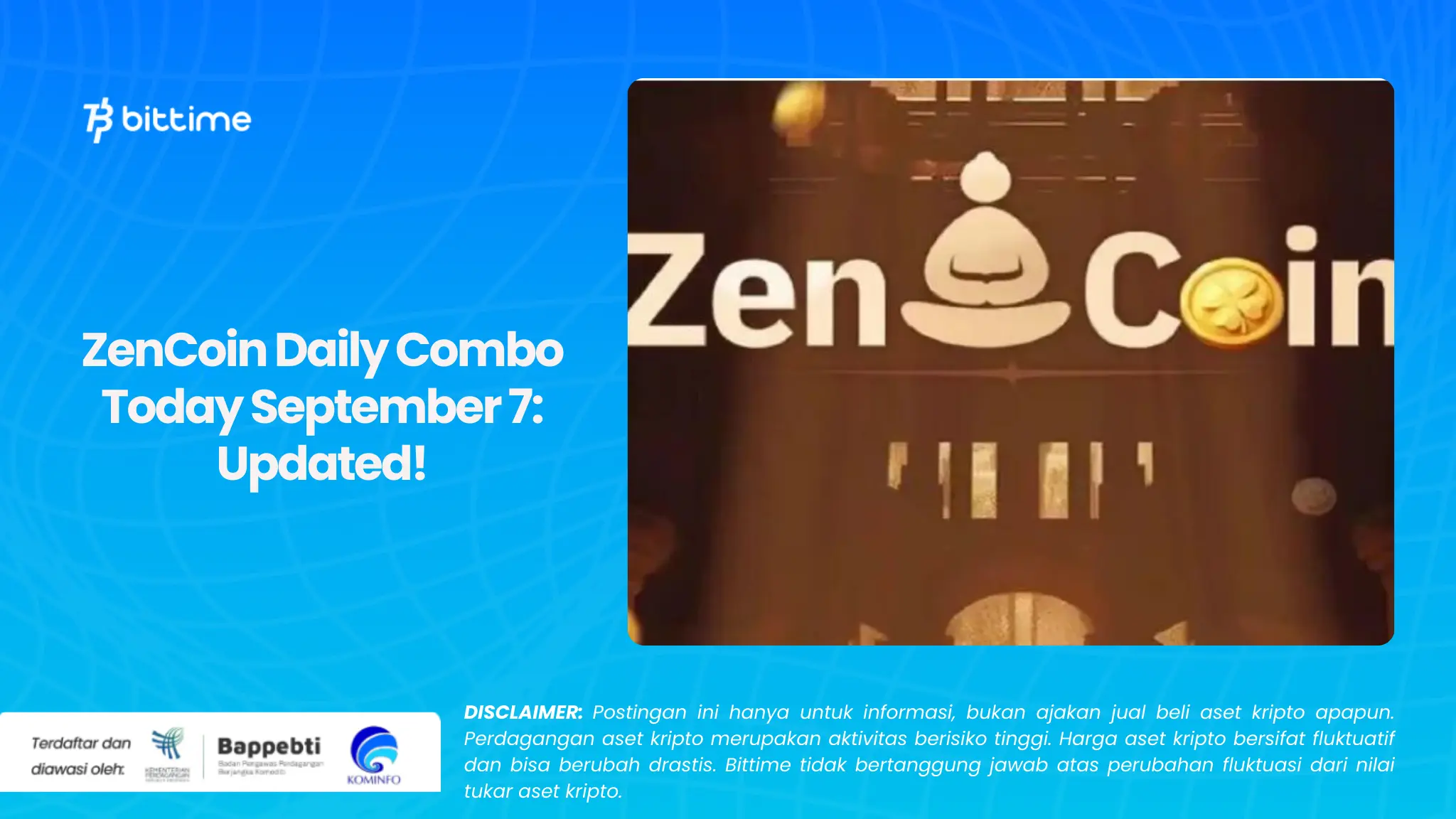 ZenCoin Daily Combo Today September 7: Updated!