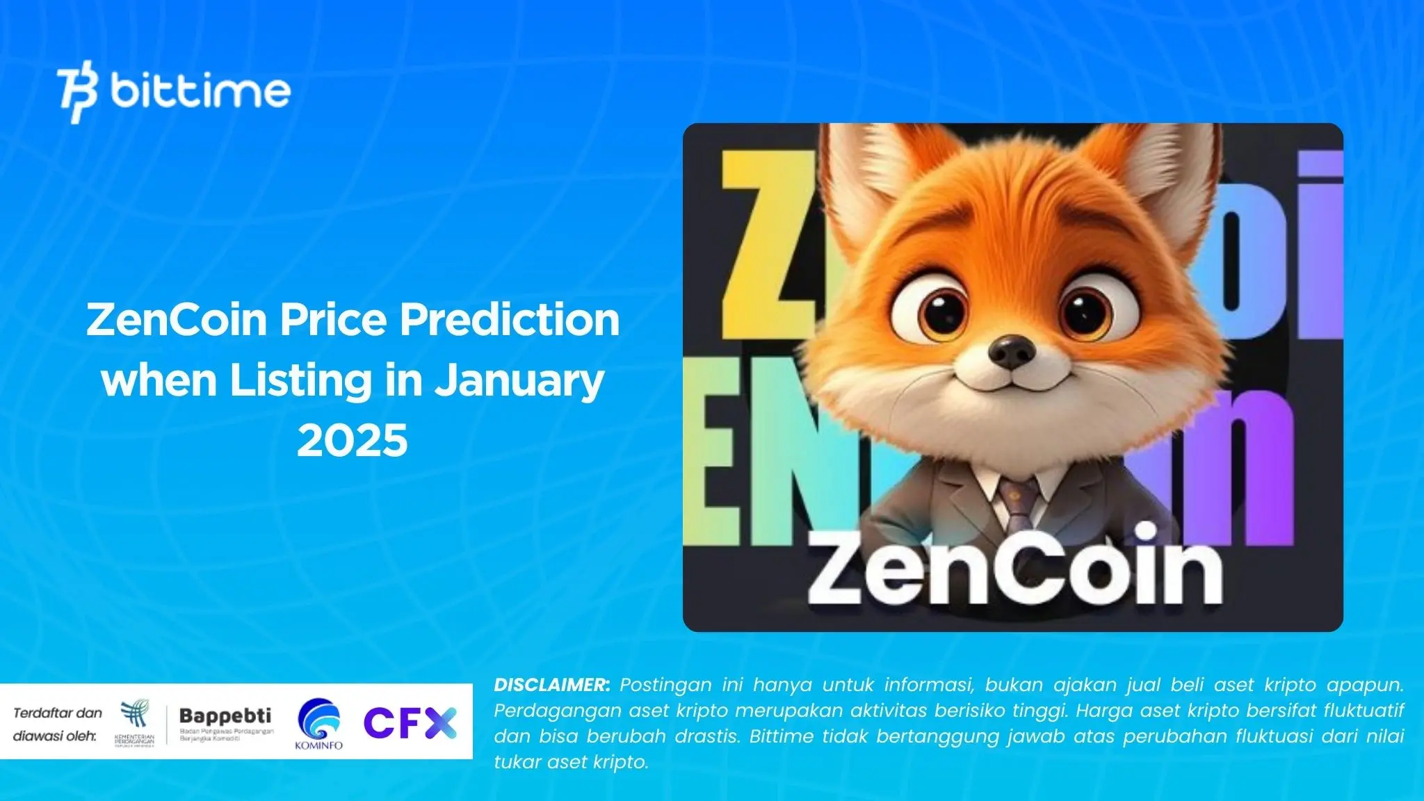 ZenCoin Price Prediction when Listing in January 2025.webp