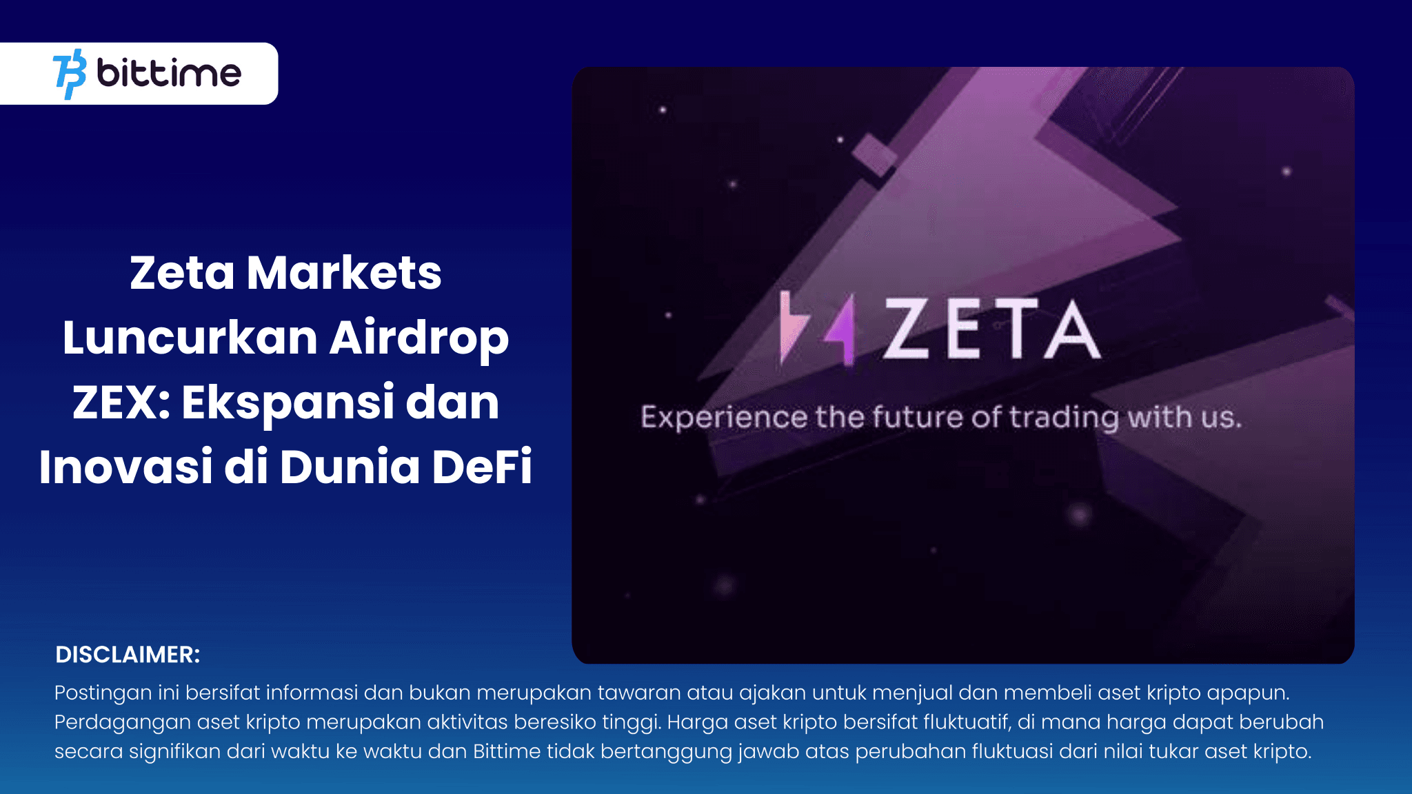 Zeta Markets Luncurkan Airdrop ZEX: Ekspansi dan Inovasi di Dunia DeFi