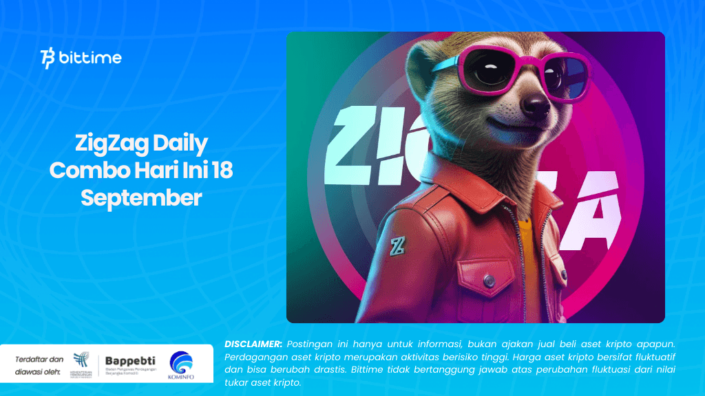 ZigZag Daily Combo Hari Ini 18 September