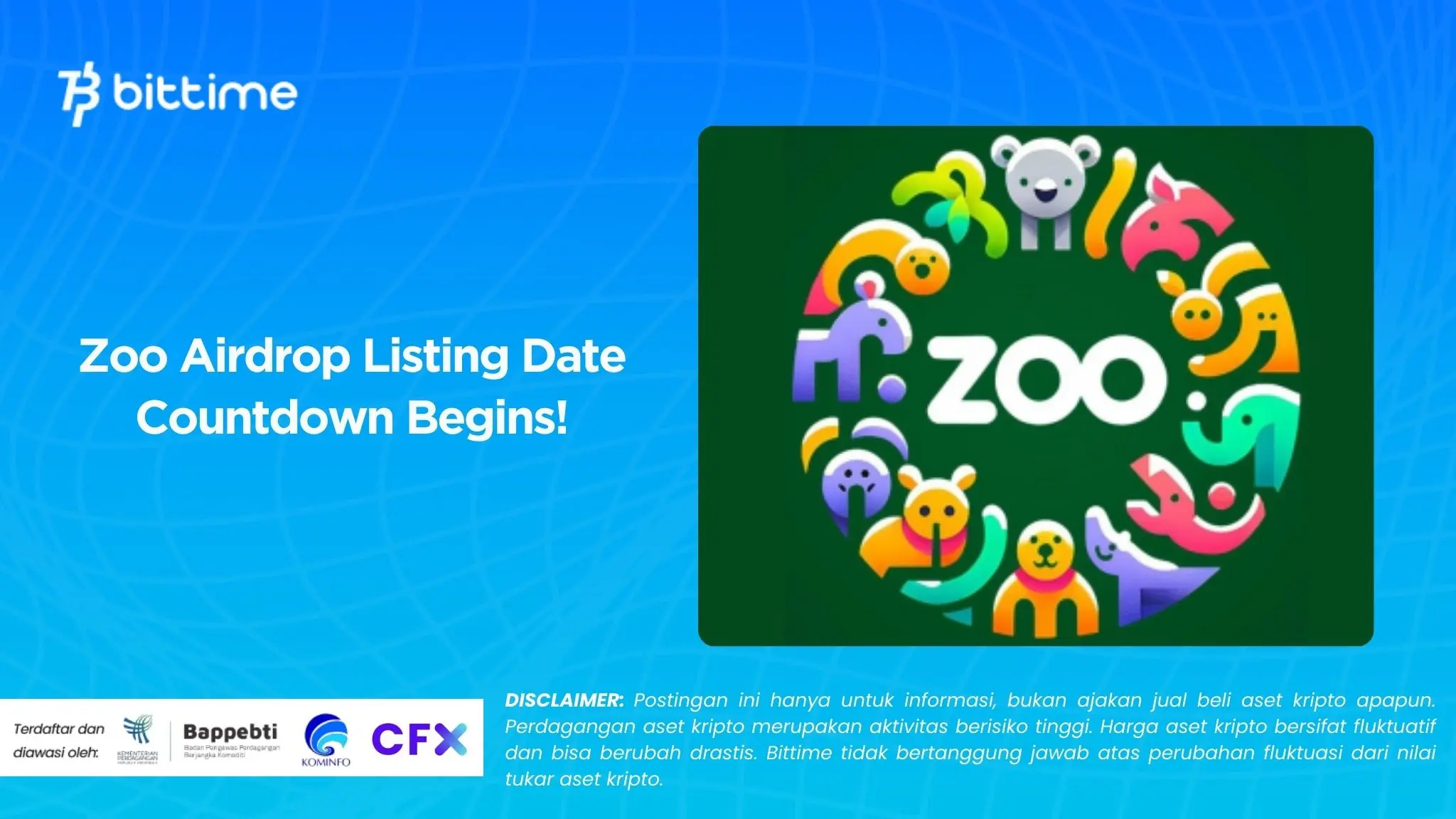 Zoo Airdrop Listing Date Countdown Begins!