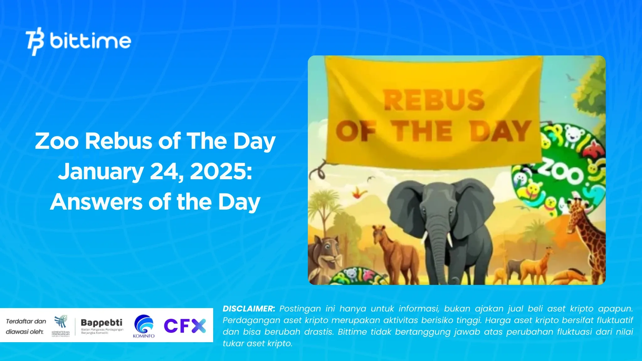 Zoo Rebus of The Day January 24, 2025: Answers of the Day