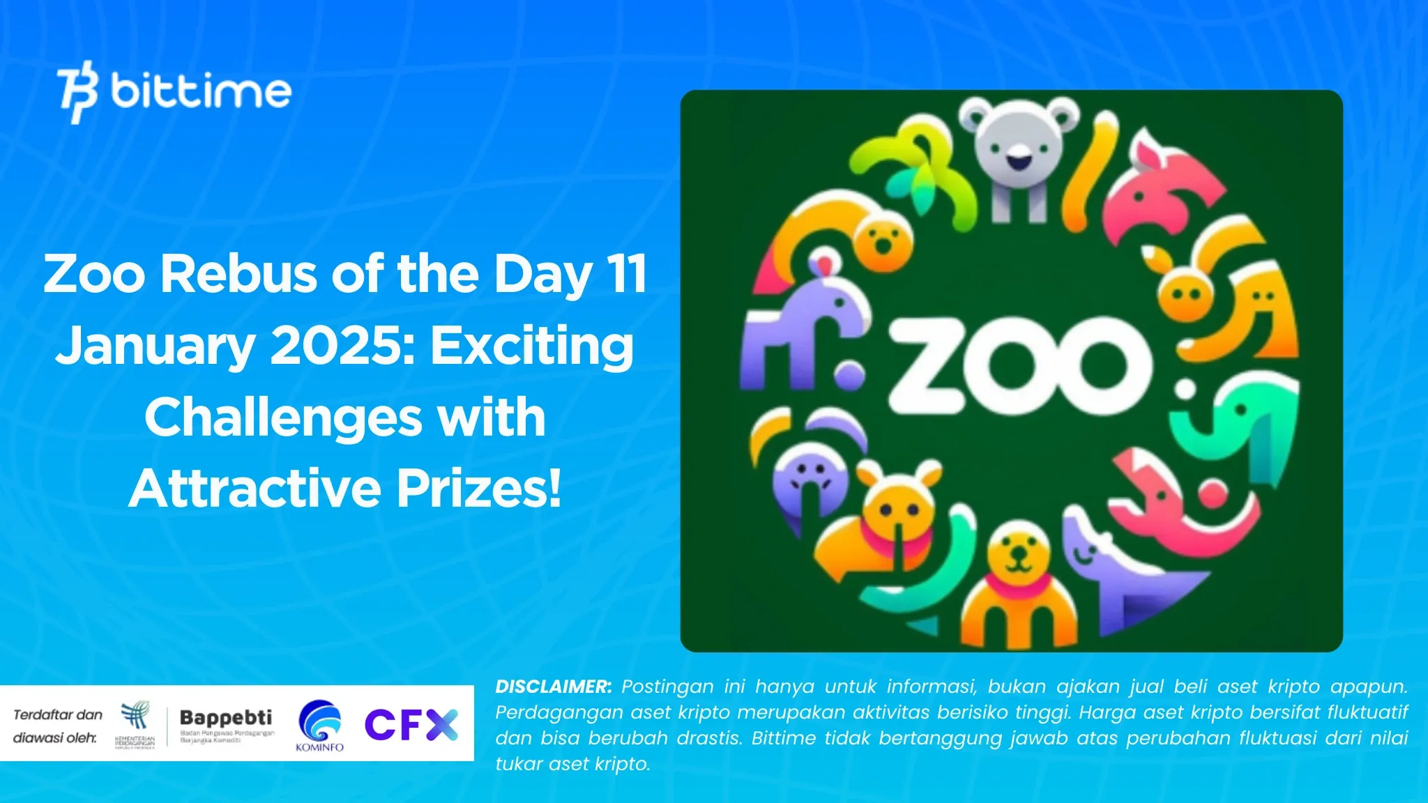 Zoo Rebus of the Day 11 Januari 2025 Tantangan Seru dengan Hadiah Menarik!