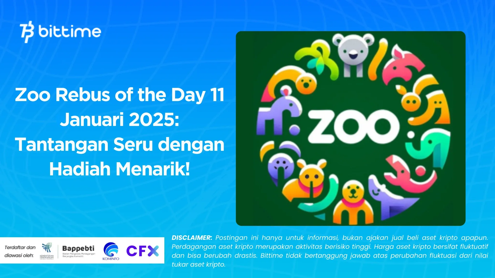 Zoo Rebus of the Day 11 Januari 2025 Tantangan Seru dengan Hadiah Menarik!