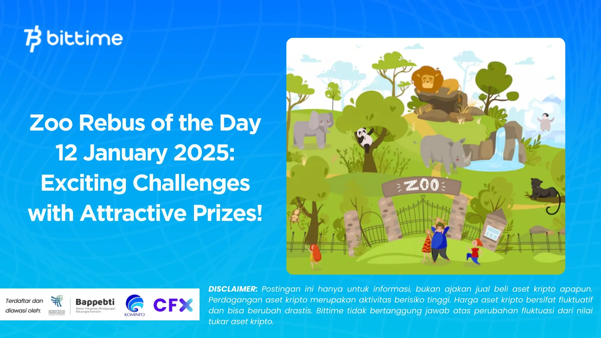 Zoo Rebus of the Day 12 Januari 2025 Tantangan Seru dengan Hadiah Menarik