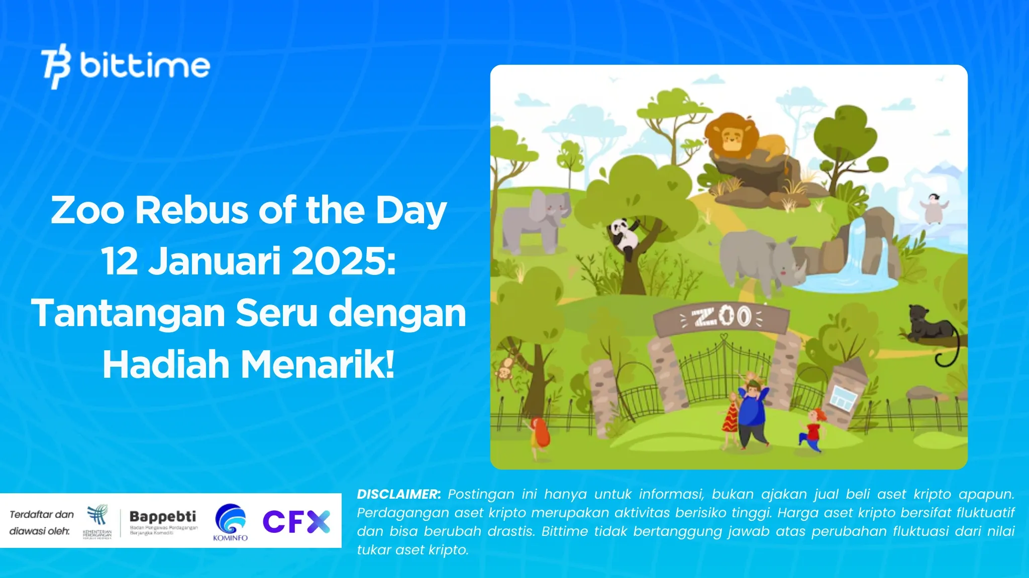 Zoo Rebus of the Day 12 Januari 2025 Tantangan Seru dengan Hadiah Menarik