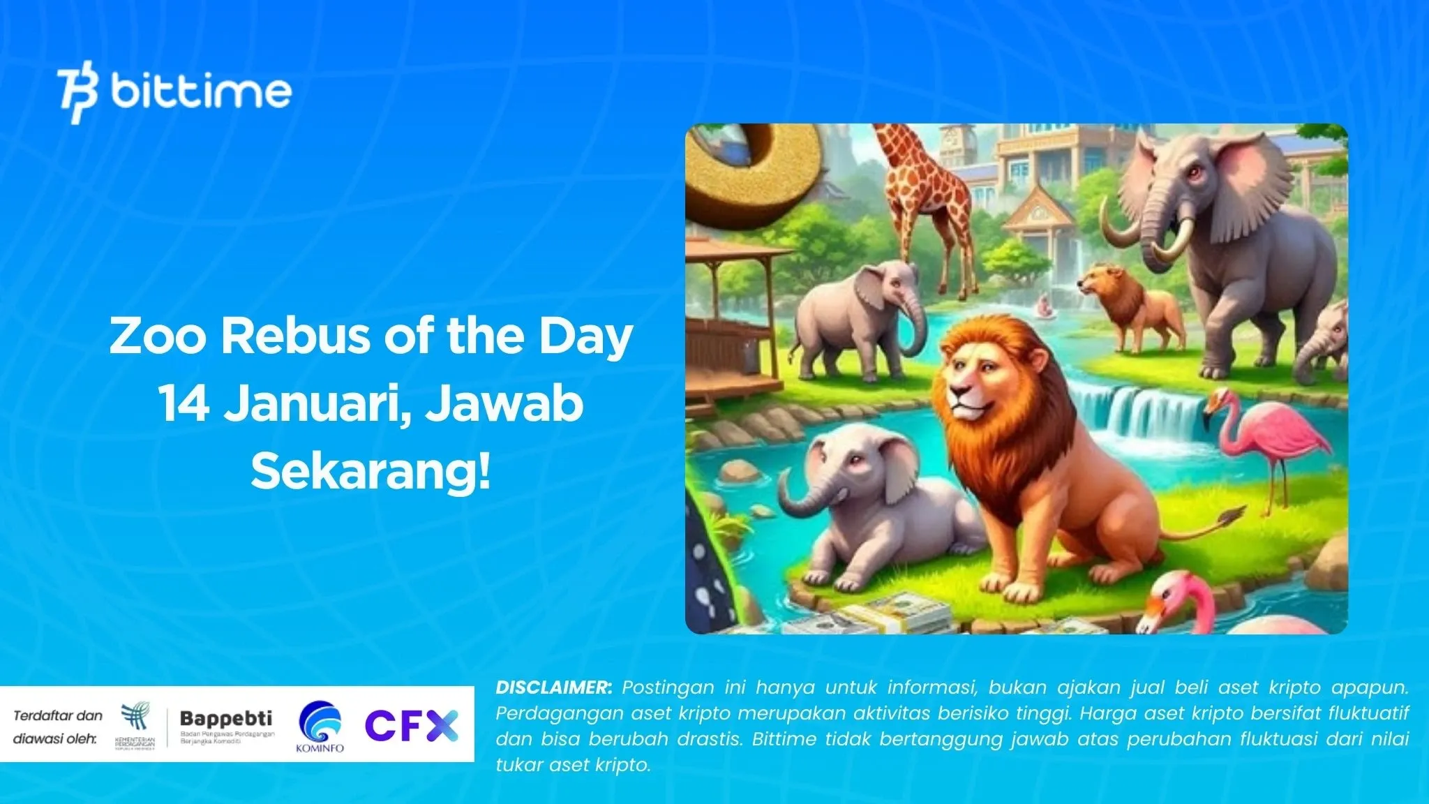 Zoo Rebus of the Day 14 Januari