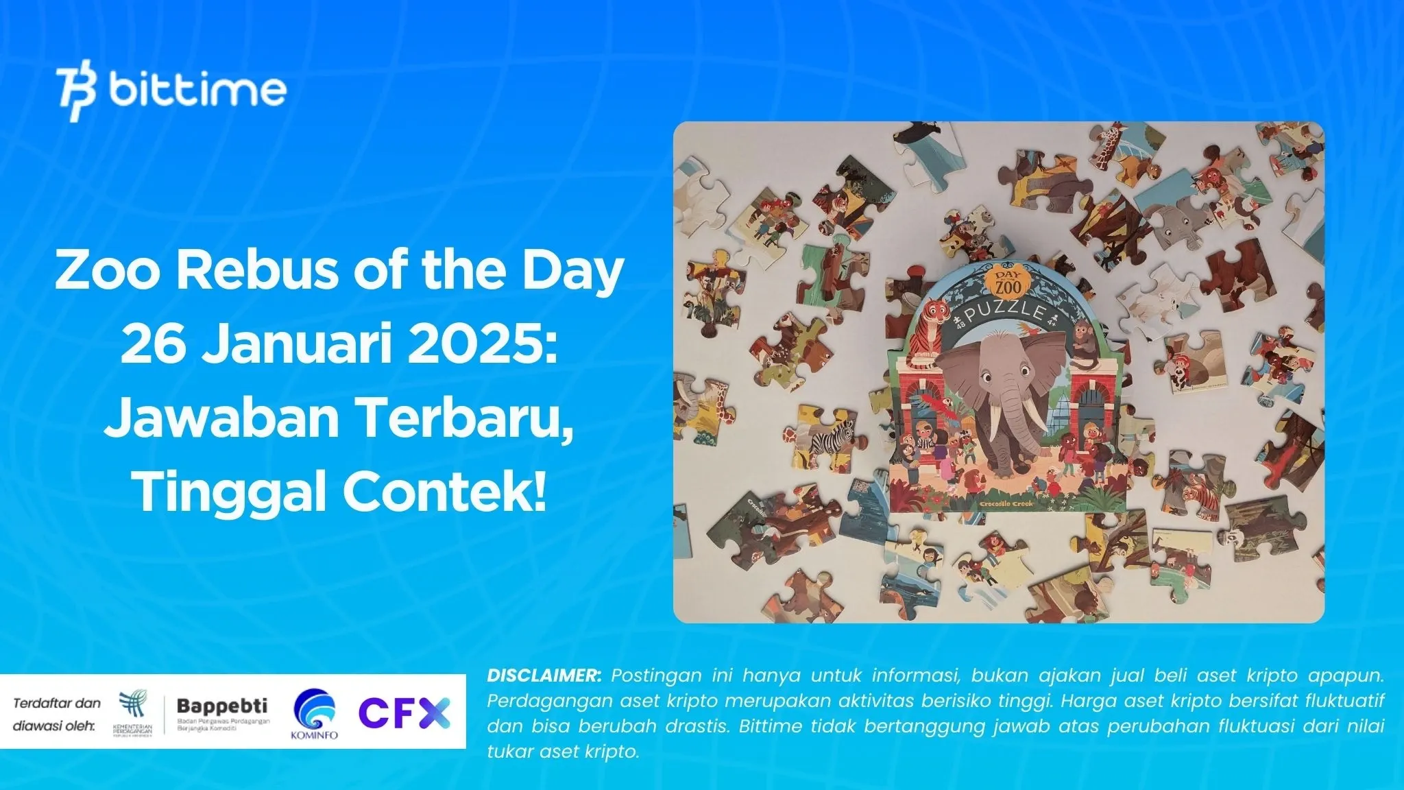 Zoo Rebus of the Day 26 Januari 2025: Jawaban Terbaru, Tinggal Contek!