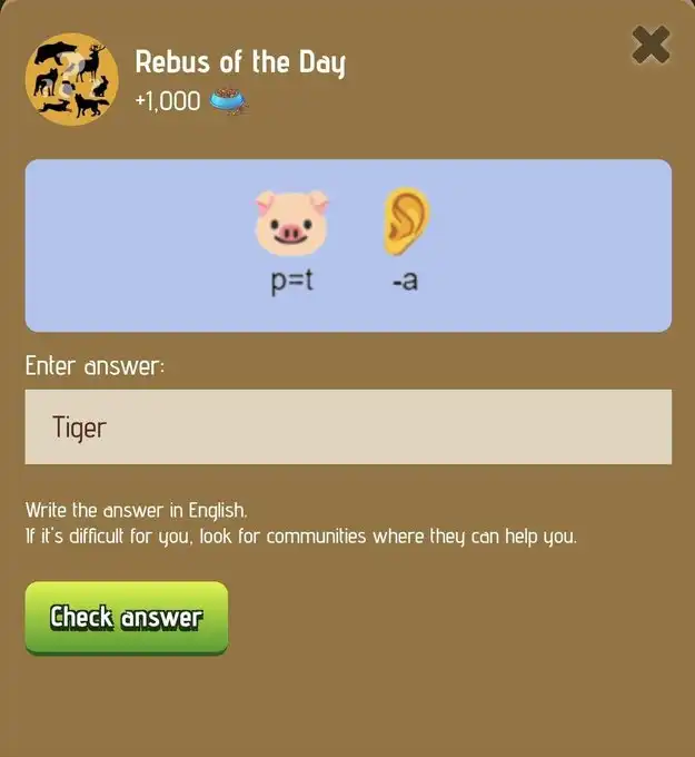 Zoo Rebus of the Day 27 Desember 2024 Tantangan Seru dengan Hadiah Menarik - jawaban.webp