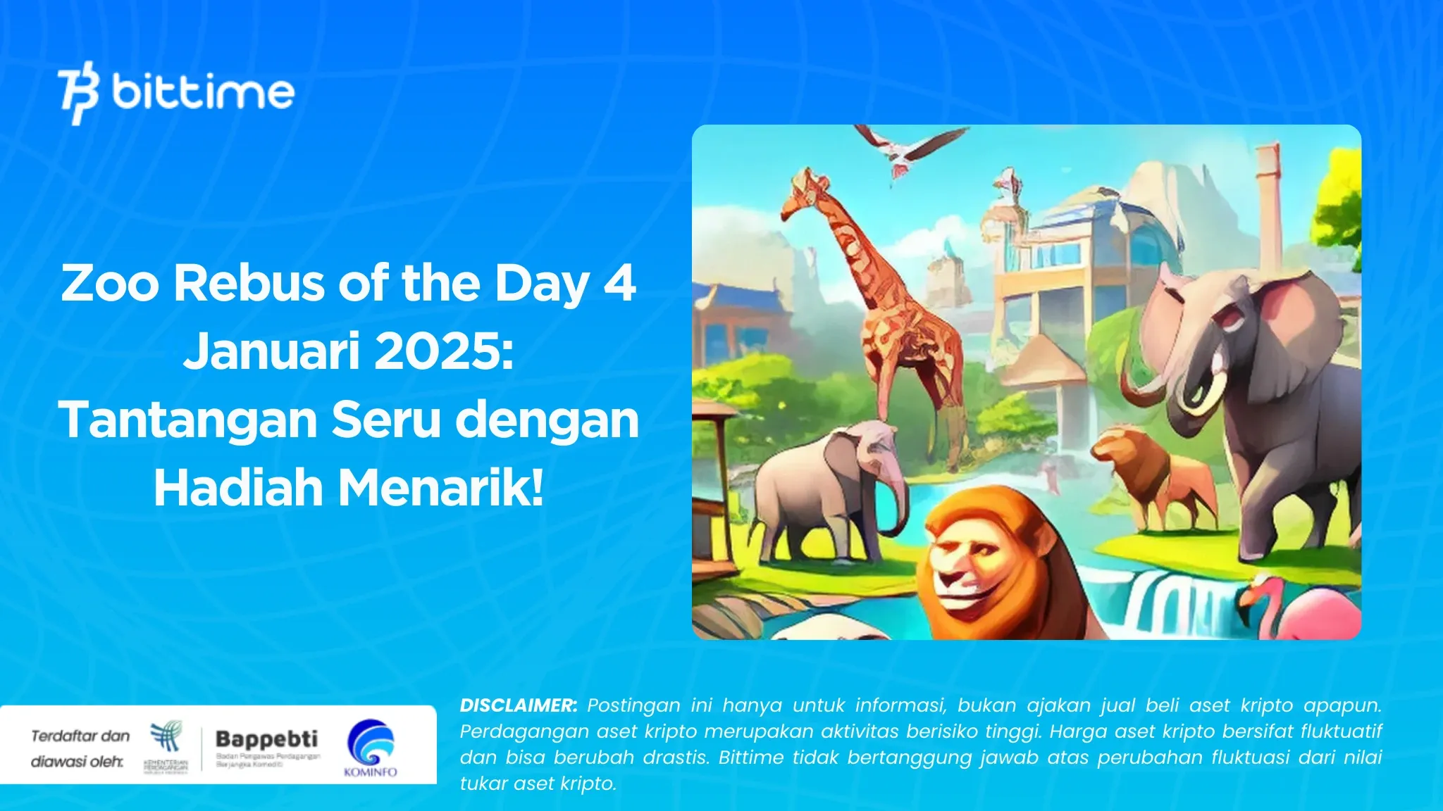 Zoo Rebus of the Day 4 Januari 2025 Tantangan Seru dengan Hadiah Menarik!