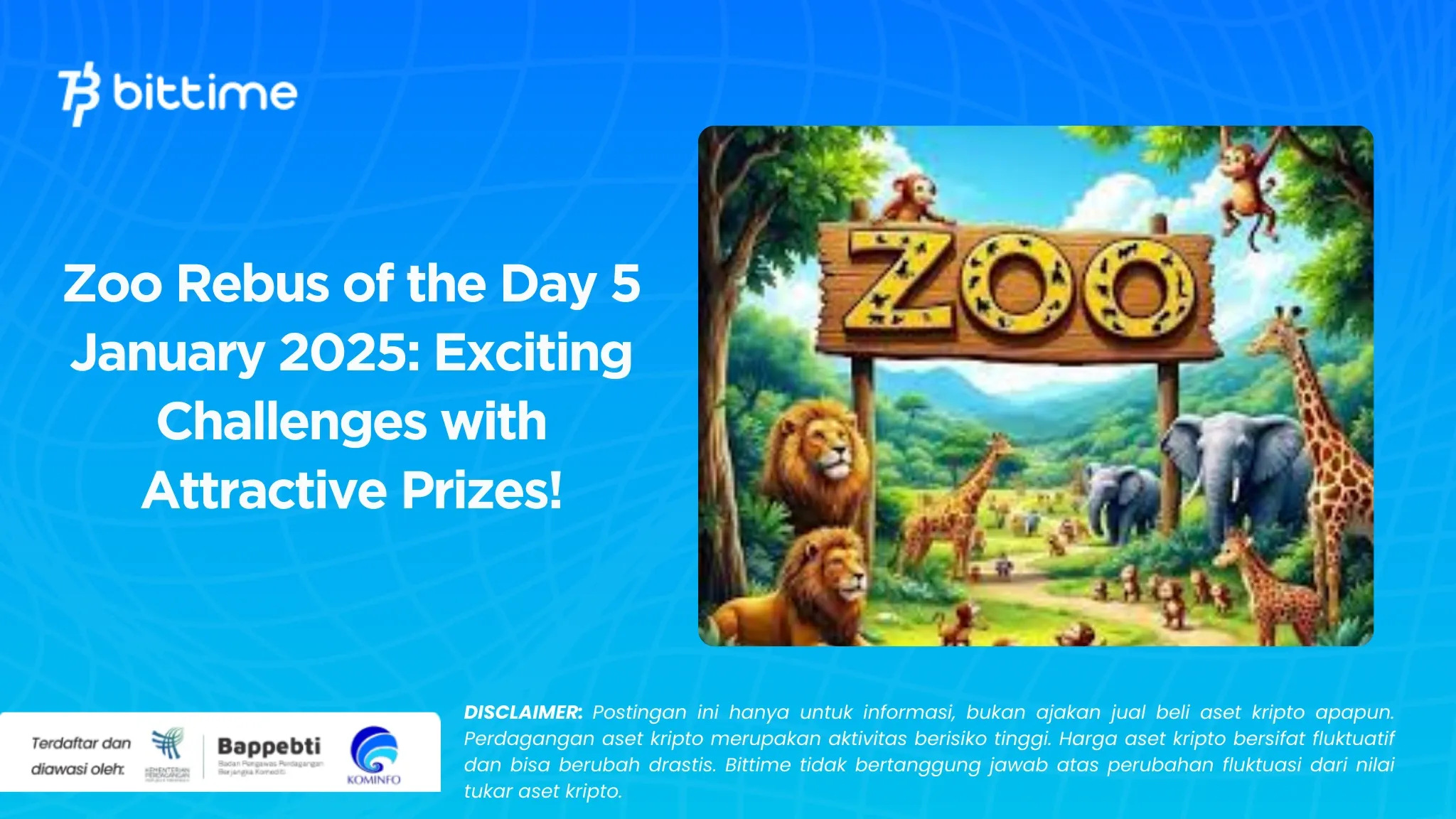 Zoo Rebus of the Day 5 Januari 2025 Tantangan Seru dengan Hadiah Menarik!
