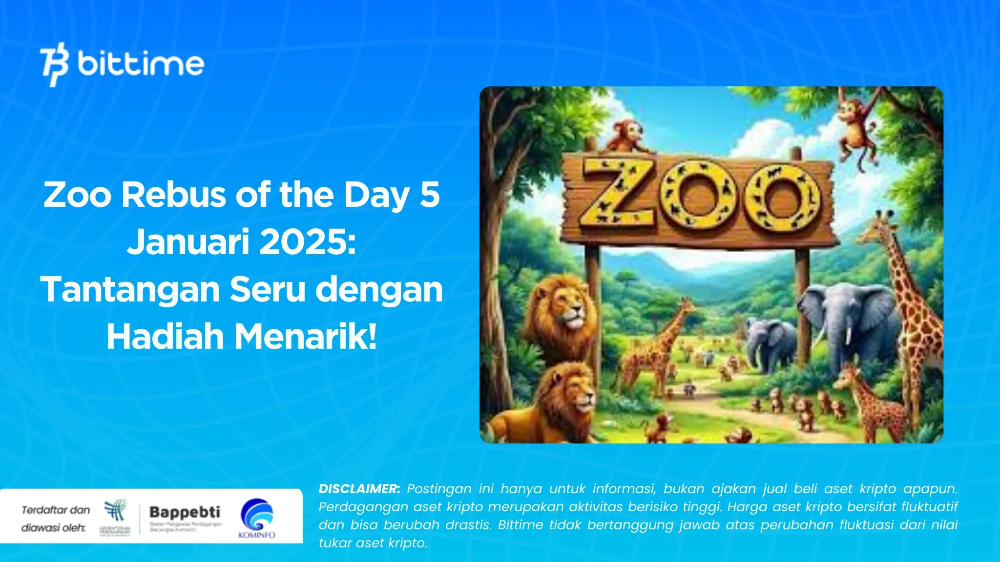 Zoo Rebus of the Day 5 Januari 2025 Tantangan Seru dengan Hadiah Menarik!