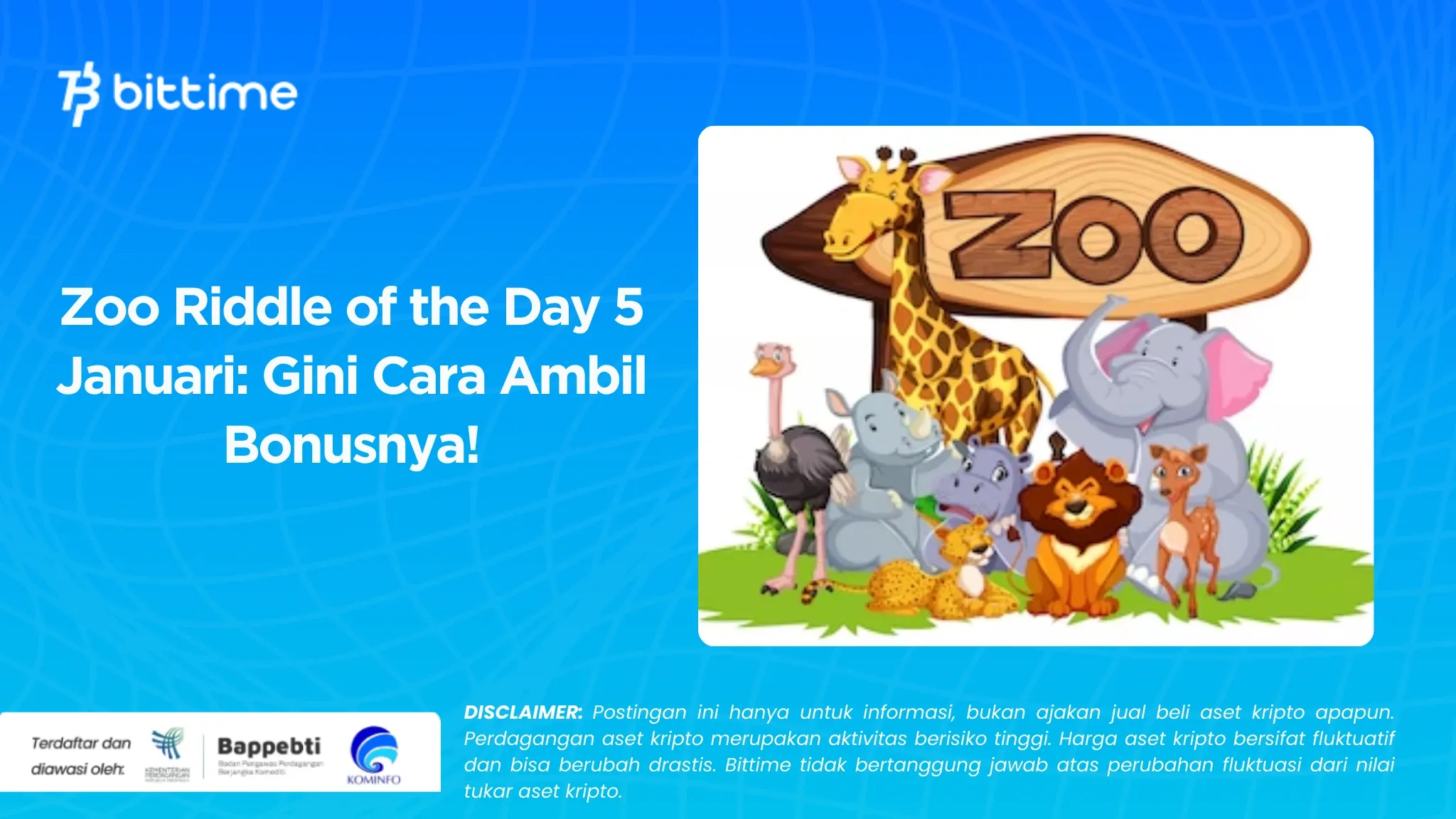 Zoo Riddle of the Day 5 Januari Gini Cara Ambil Bonusnya!.webp