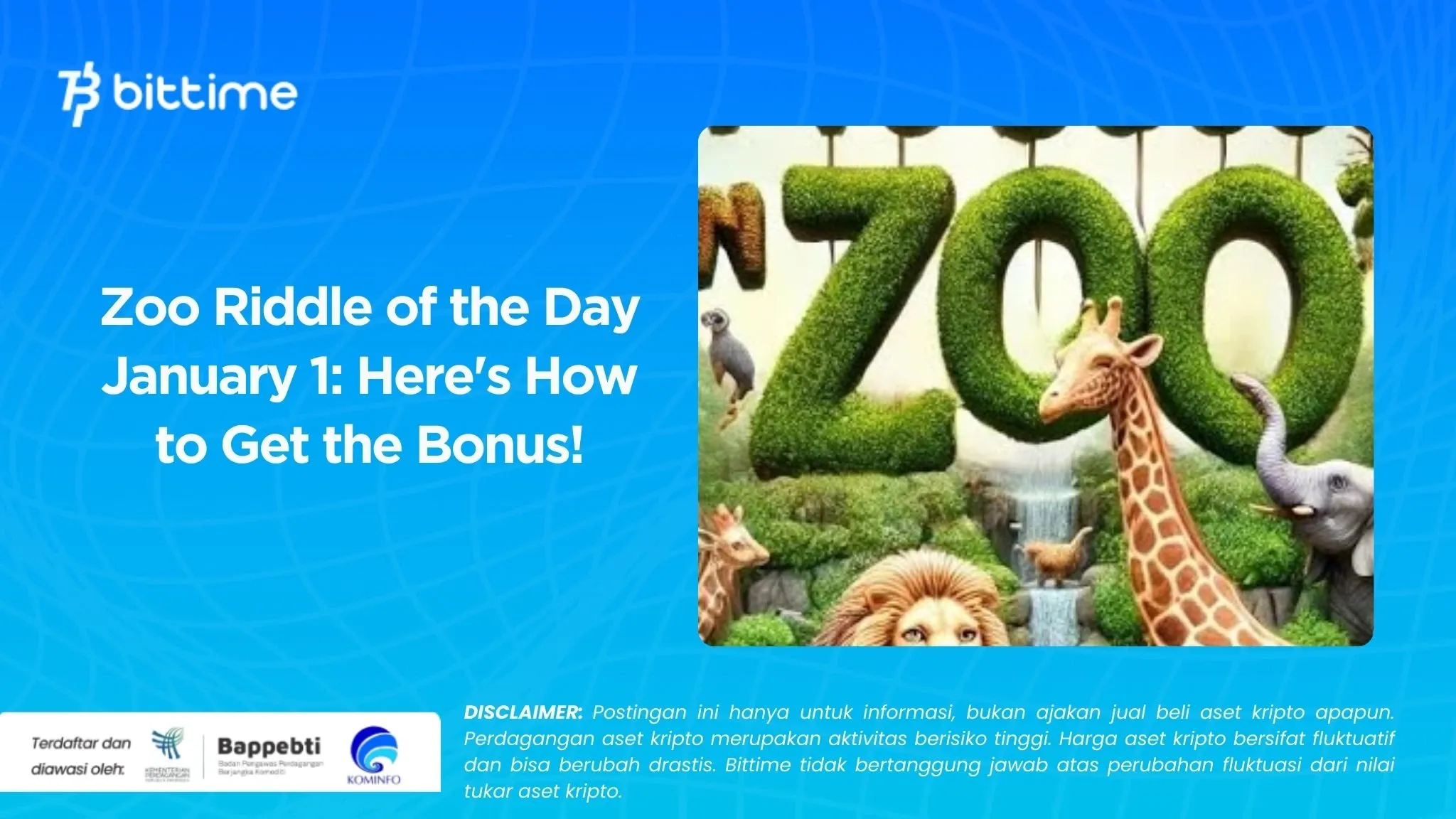 Zoo Riddle of the Day January 1 