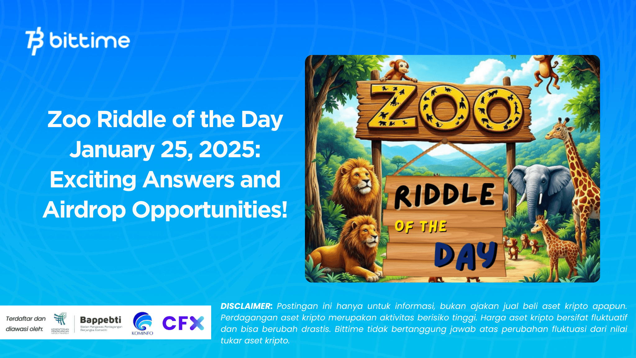 Zoo Riddle of the Day January 25, 2025: Exciting Answers and Airdrop Opportunities!