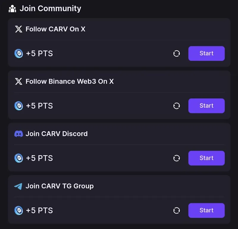 Airdrop CARV dan Binance Web3 Wallet - Bittime