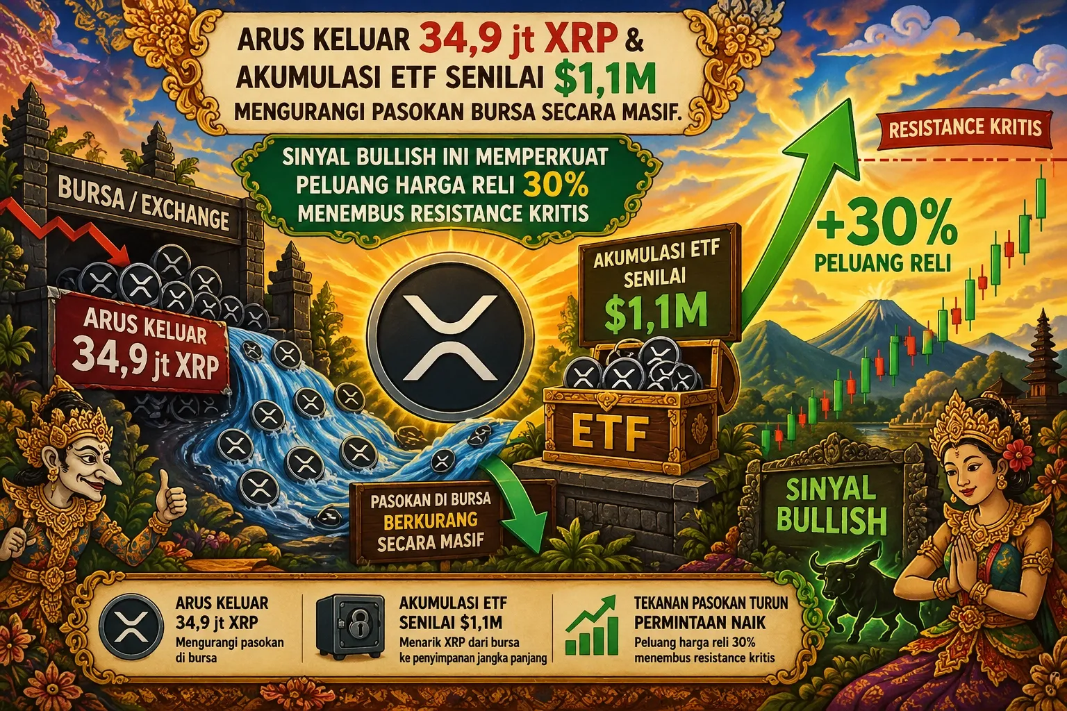 arus keluar xrp