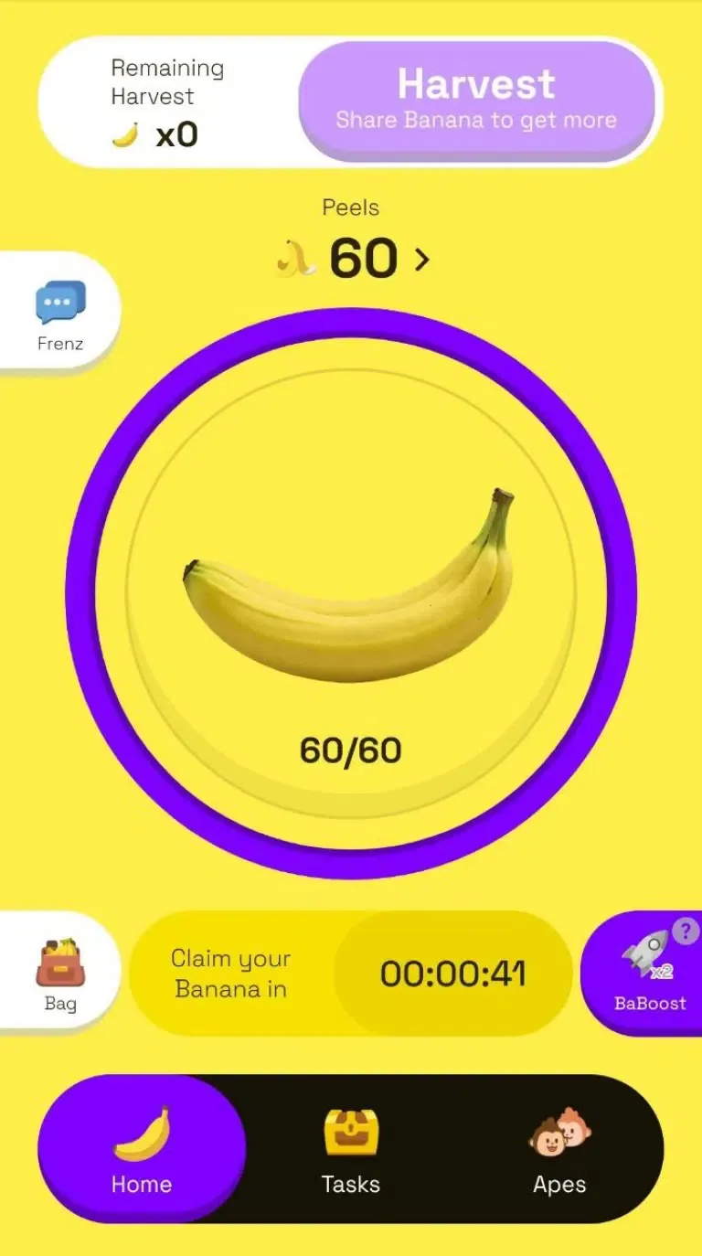 Tutorial The Banana Game Airdrop - Bittime